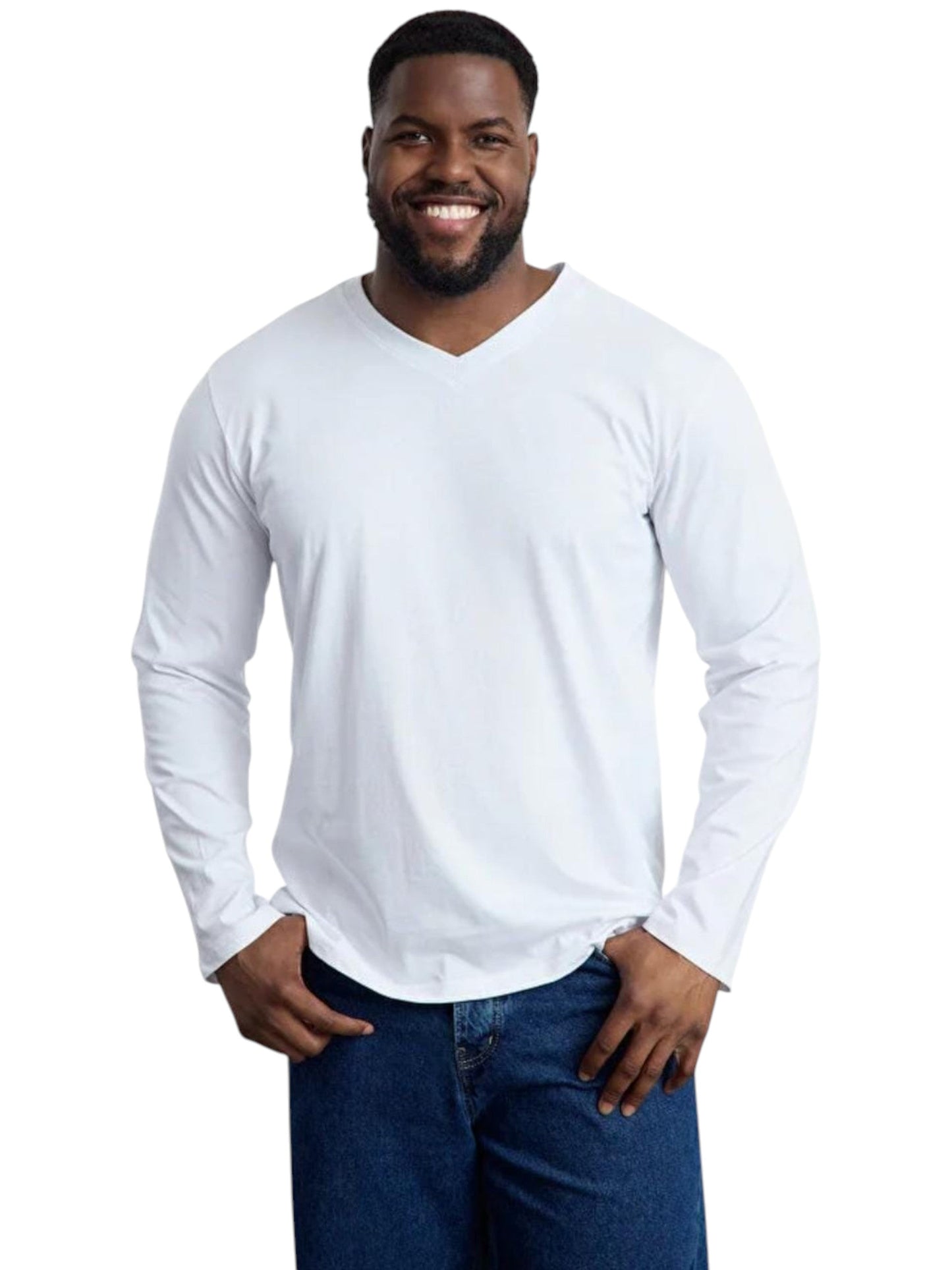 Men's Plain Top,White
