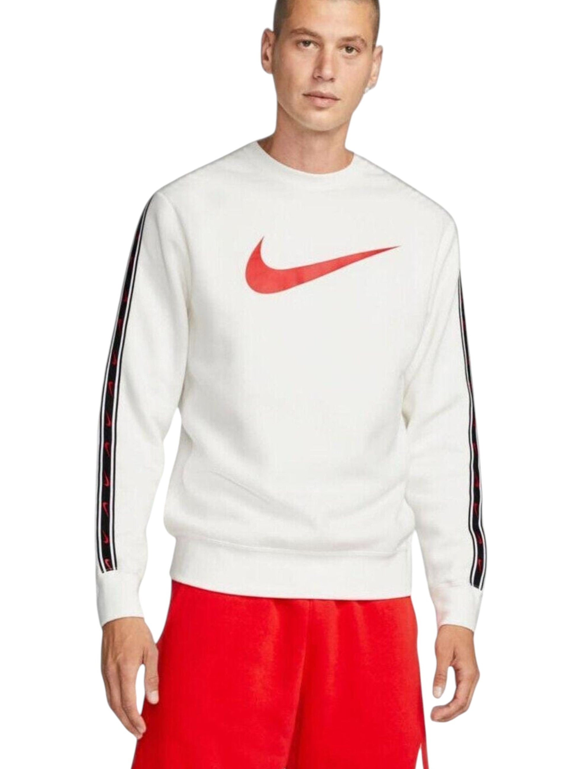 Kids Boy's Logo Printed Sweaters,White