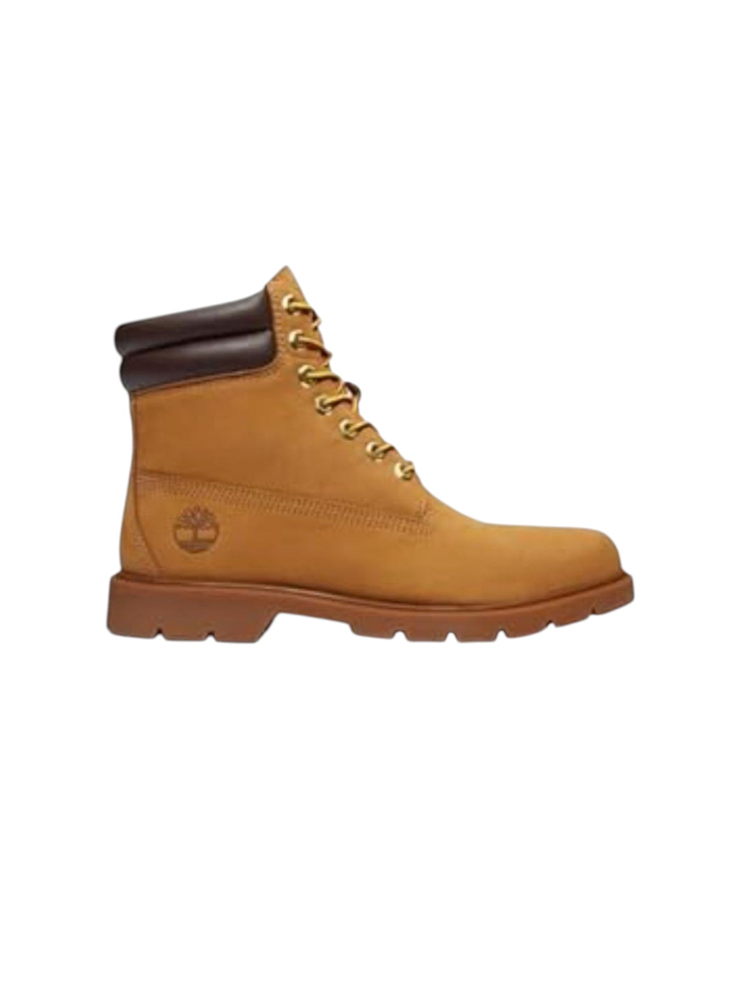 Men's Plain High Top Boots,Light Brown
