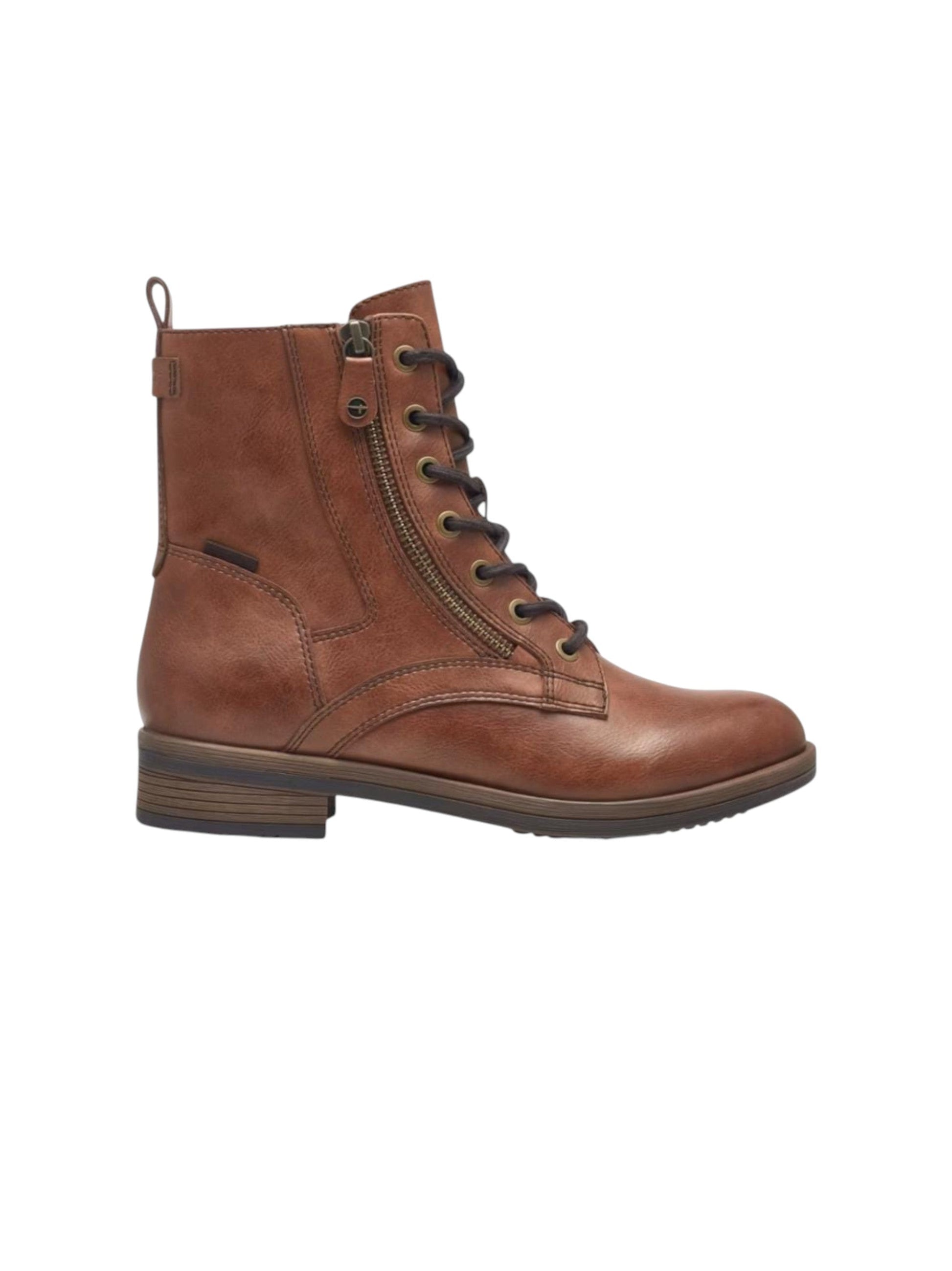 Women's Plain Ankle Boots,Brown