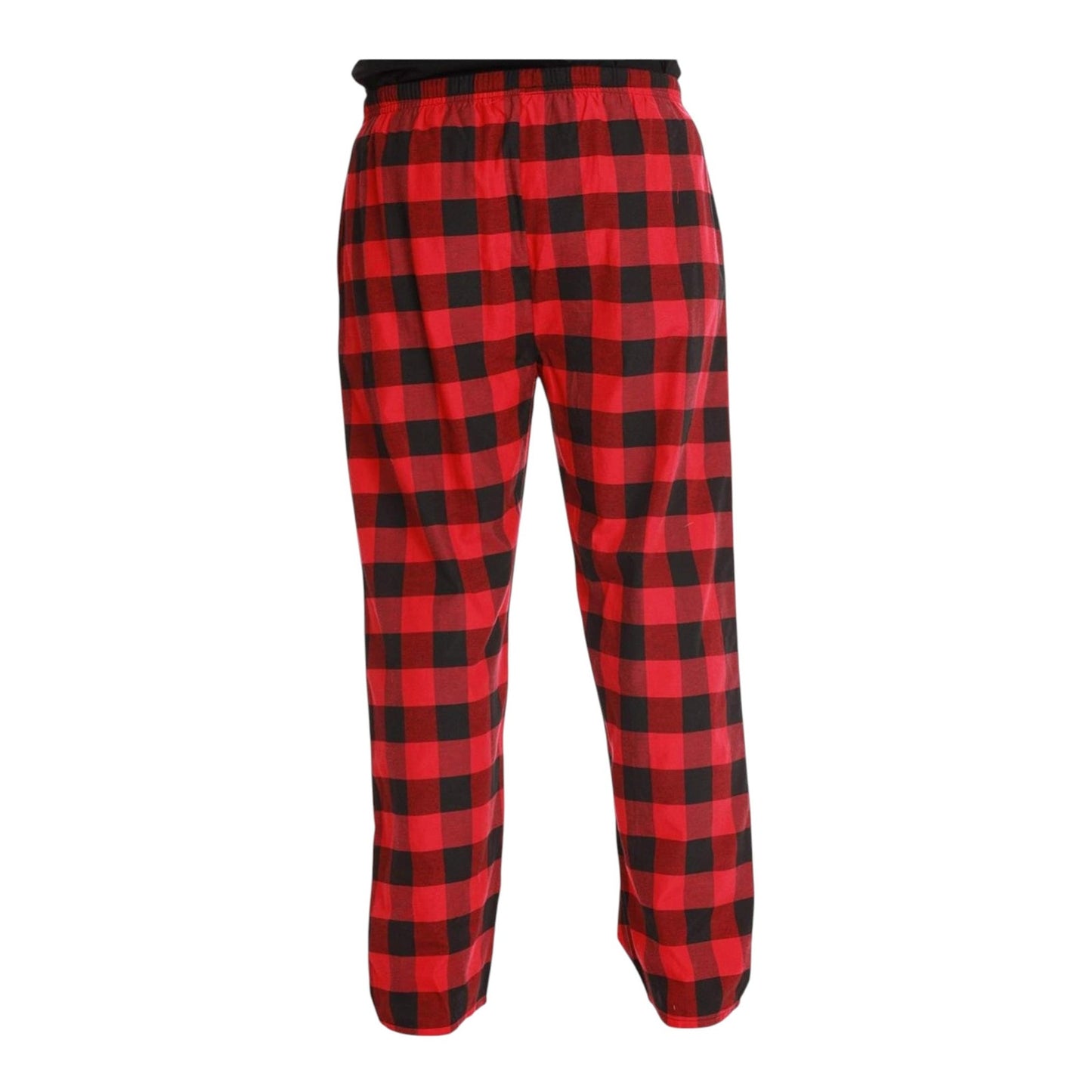 Men's Plaid Sleepwear Pant,Red
