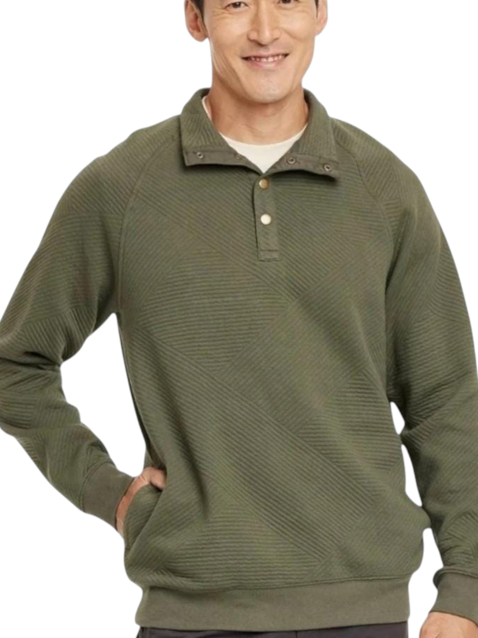 Men's Ribbed Sweaters,Olive