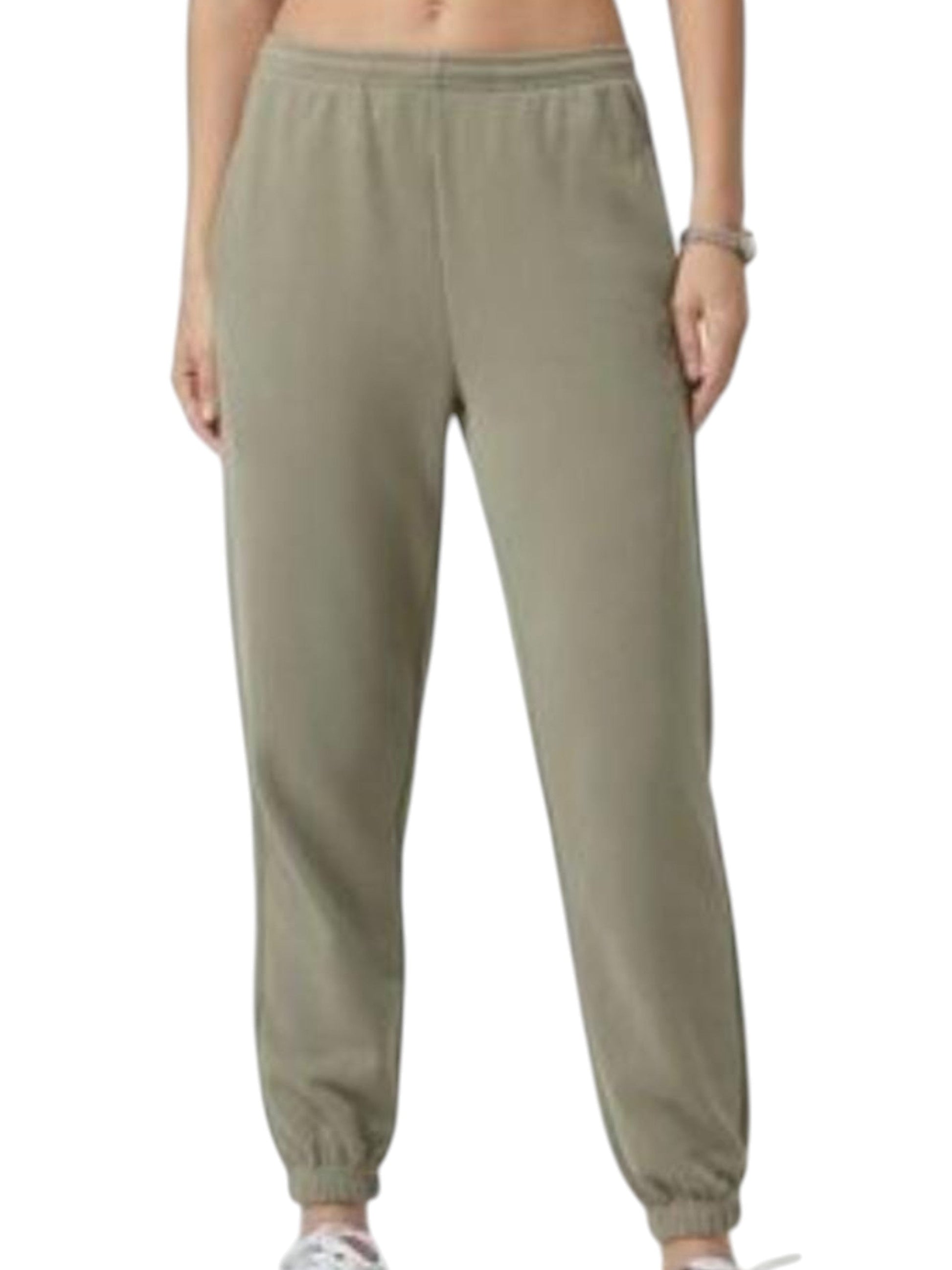 Women's Plain Sport Pant,Dusty Olive