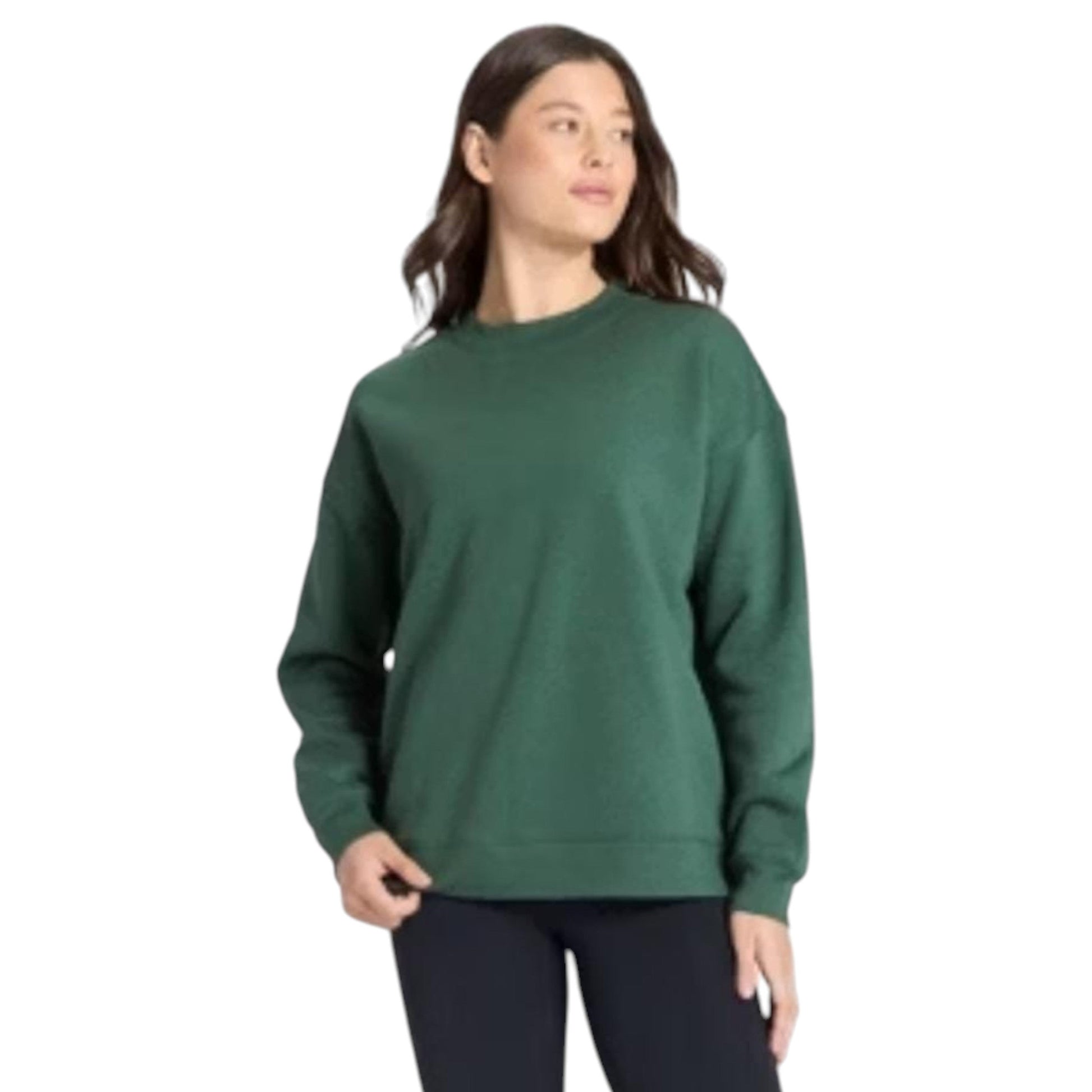 Women's Plain Sweaters,Dark Green