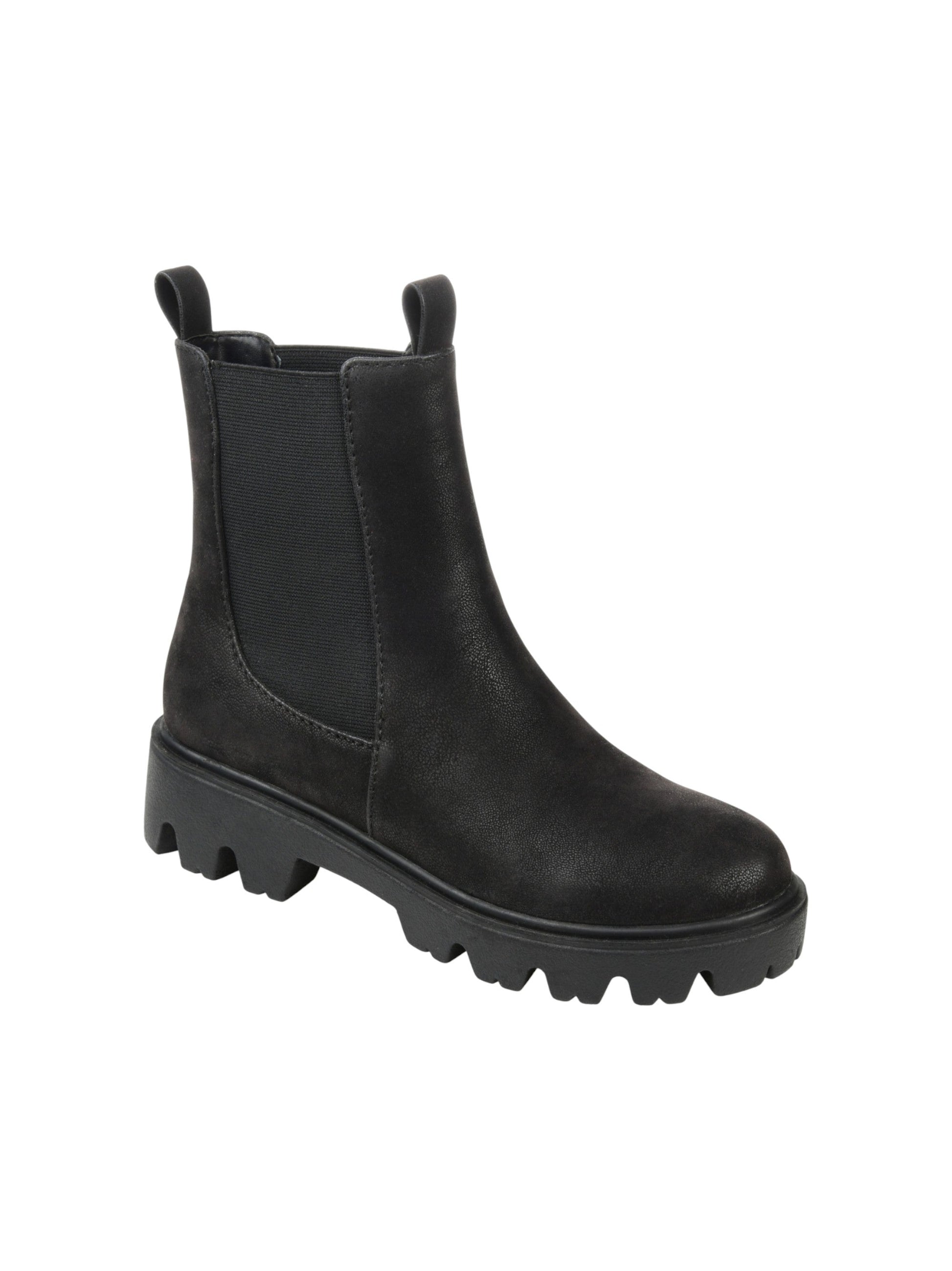 Women's Plain Ankle Boots,Black
