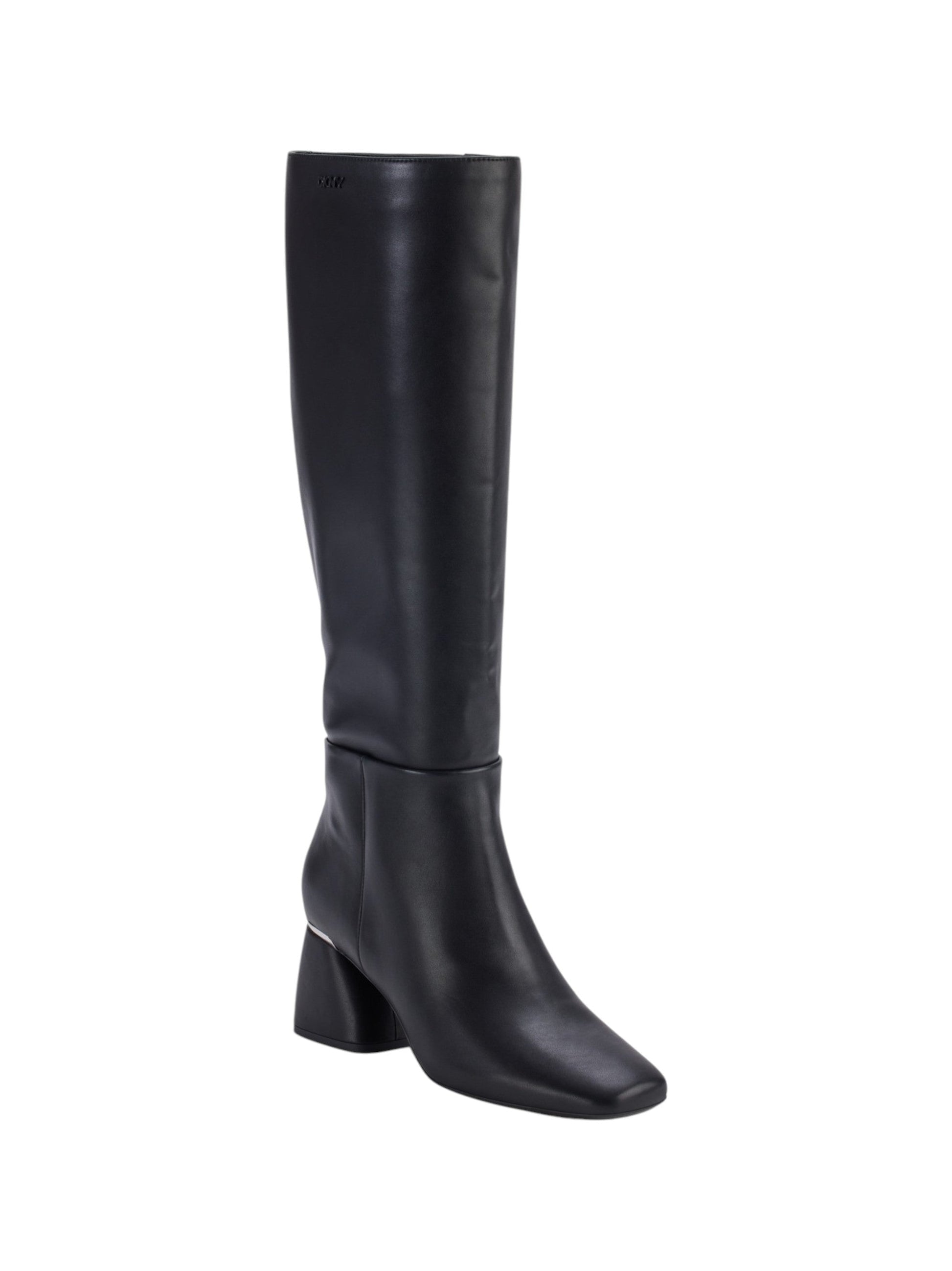 Women's Plain Knee High Boots,Black