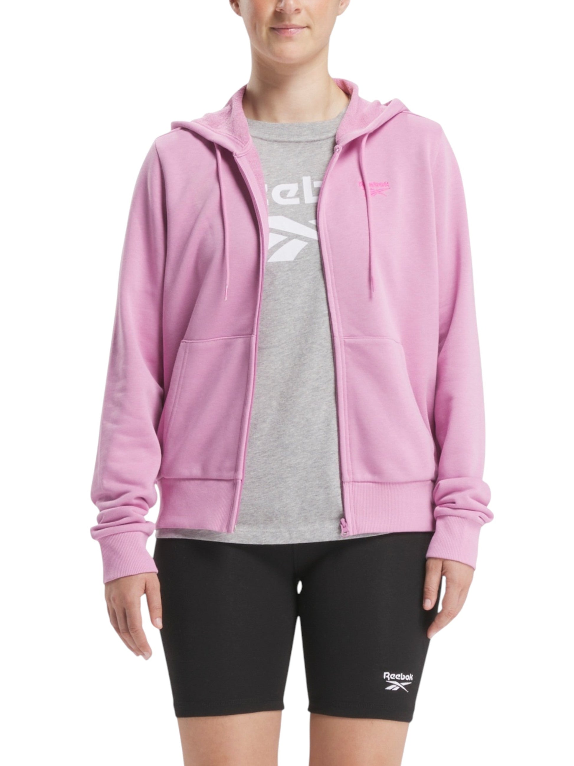 Women's Plain Hoodie,Pink