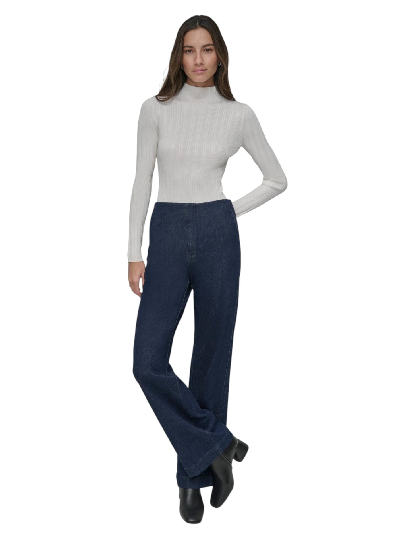 Women's Plain Jeans,Navy