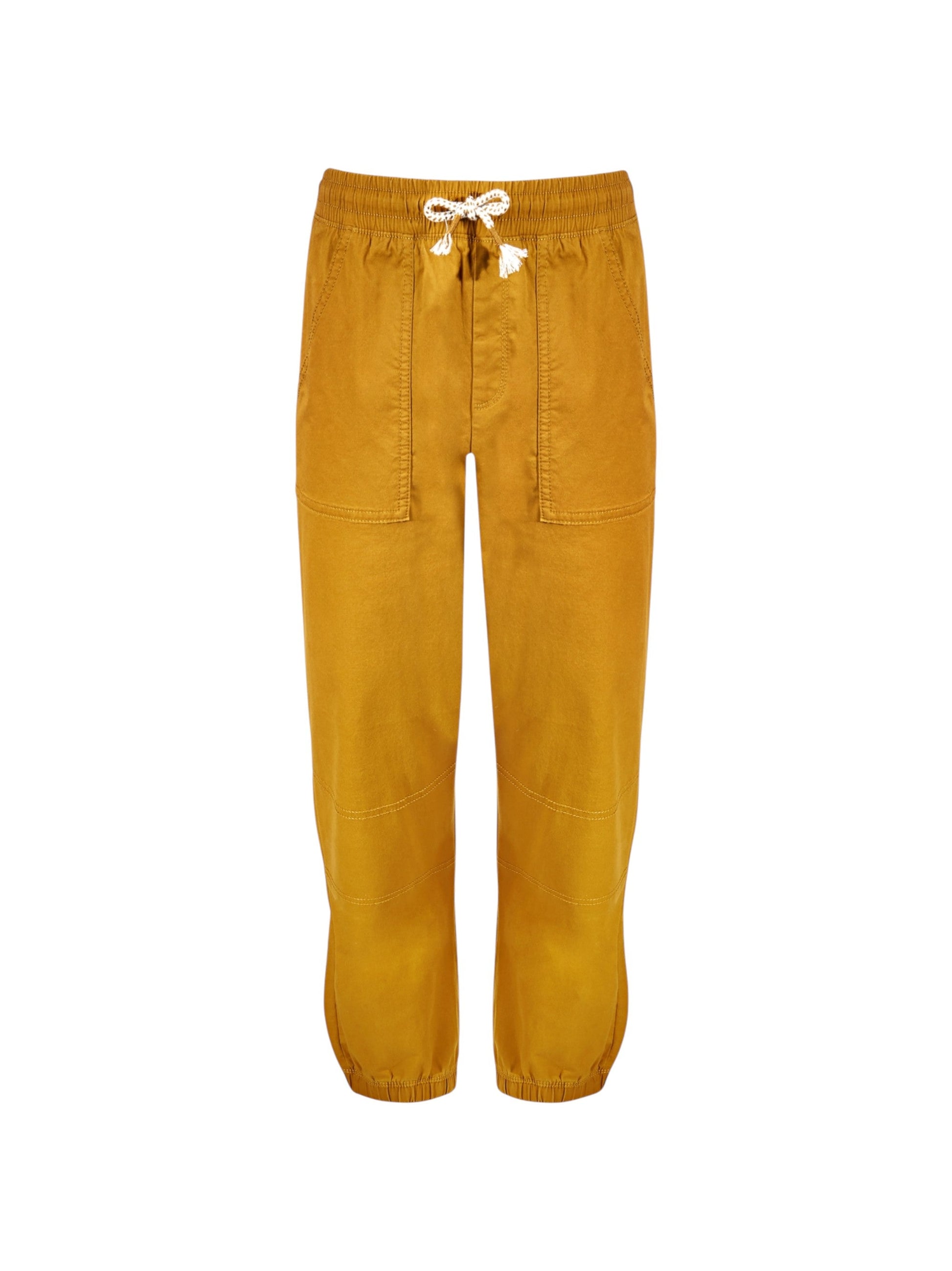 Kids Boy's Plain Pant,Mustard Olive