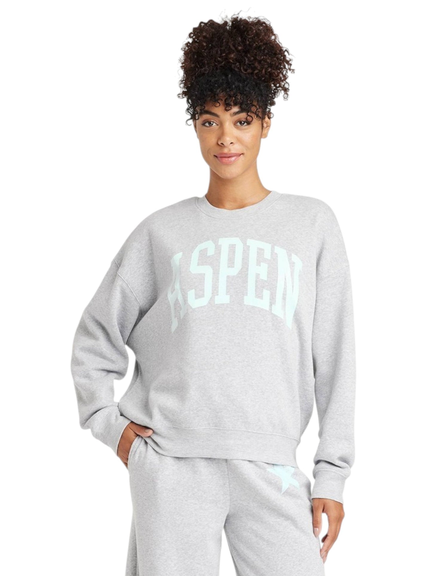 Women's Printed Sweaters,Light Grey