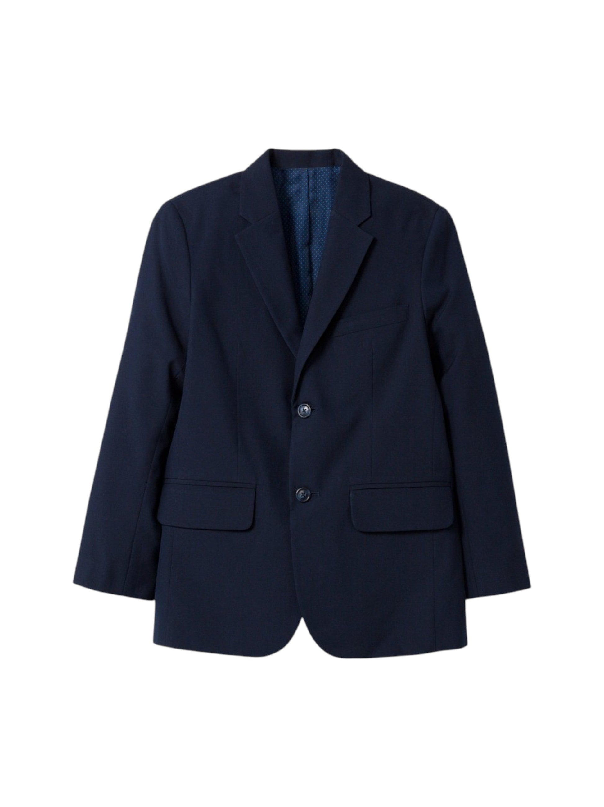 Kids Boy's Plain Solid Blazer,Navy