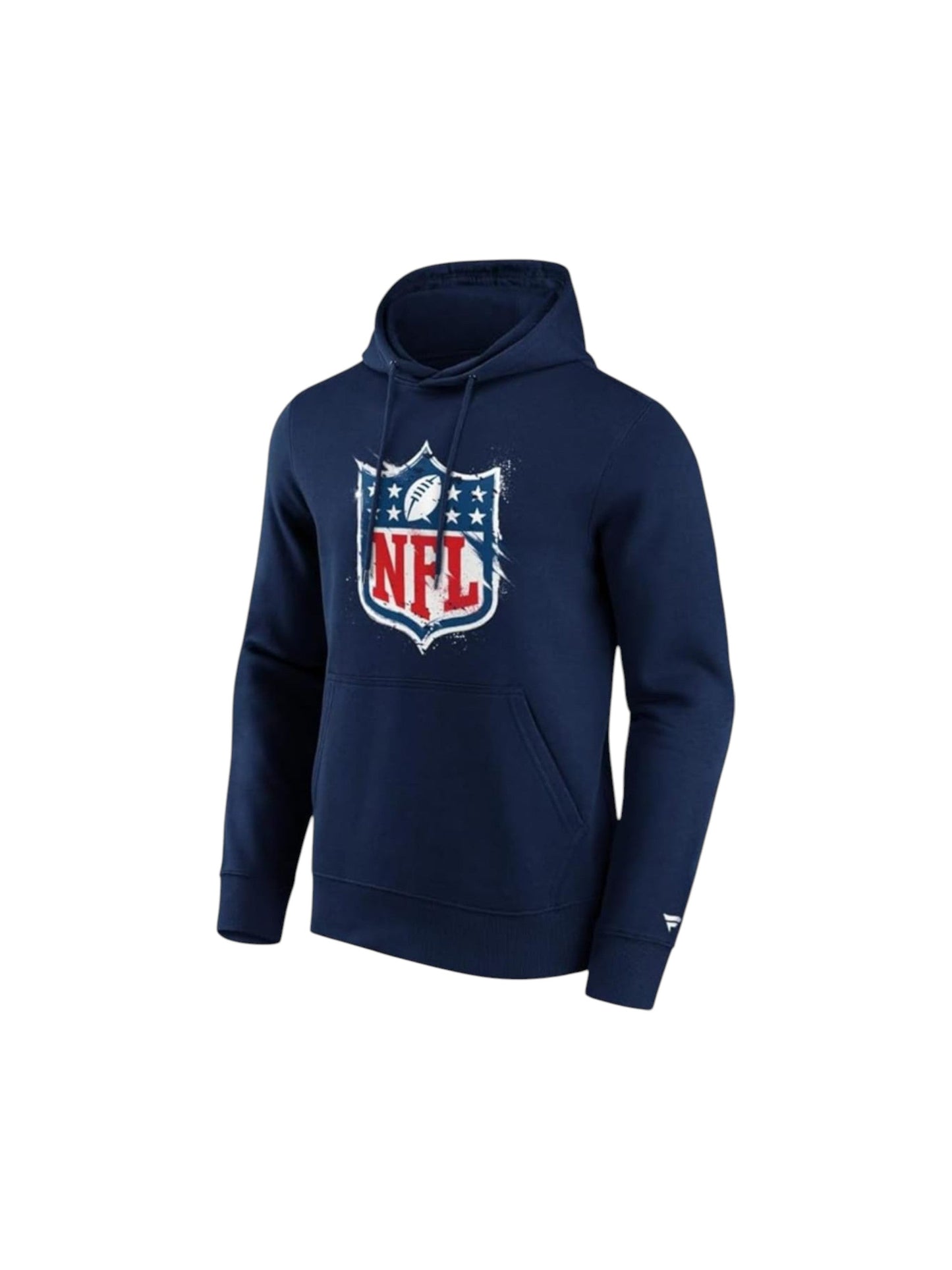 Men's Brand Logo Printed Hoodie,Navy