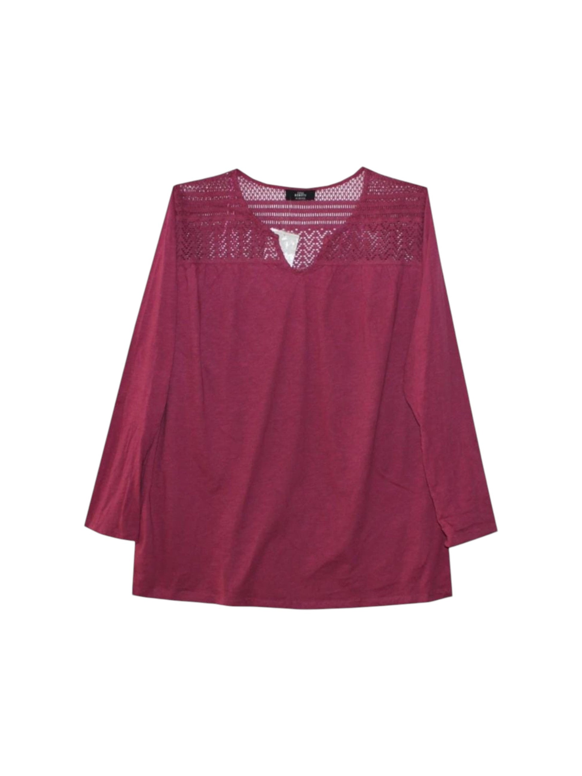 Women's Textured Top,Purple