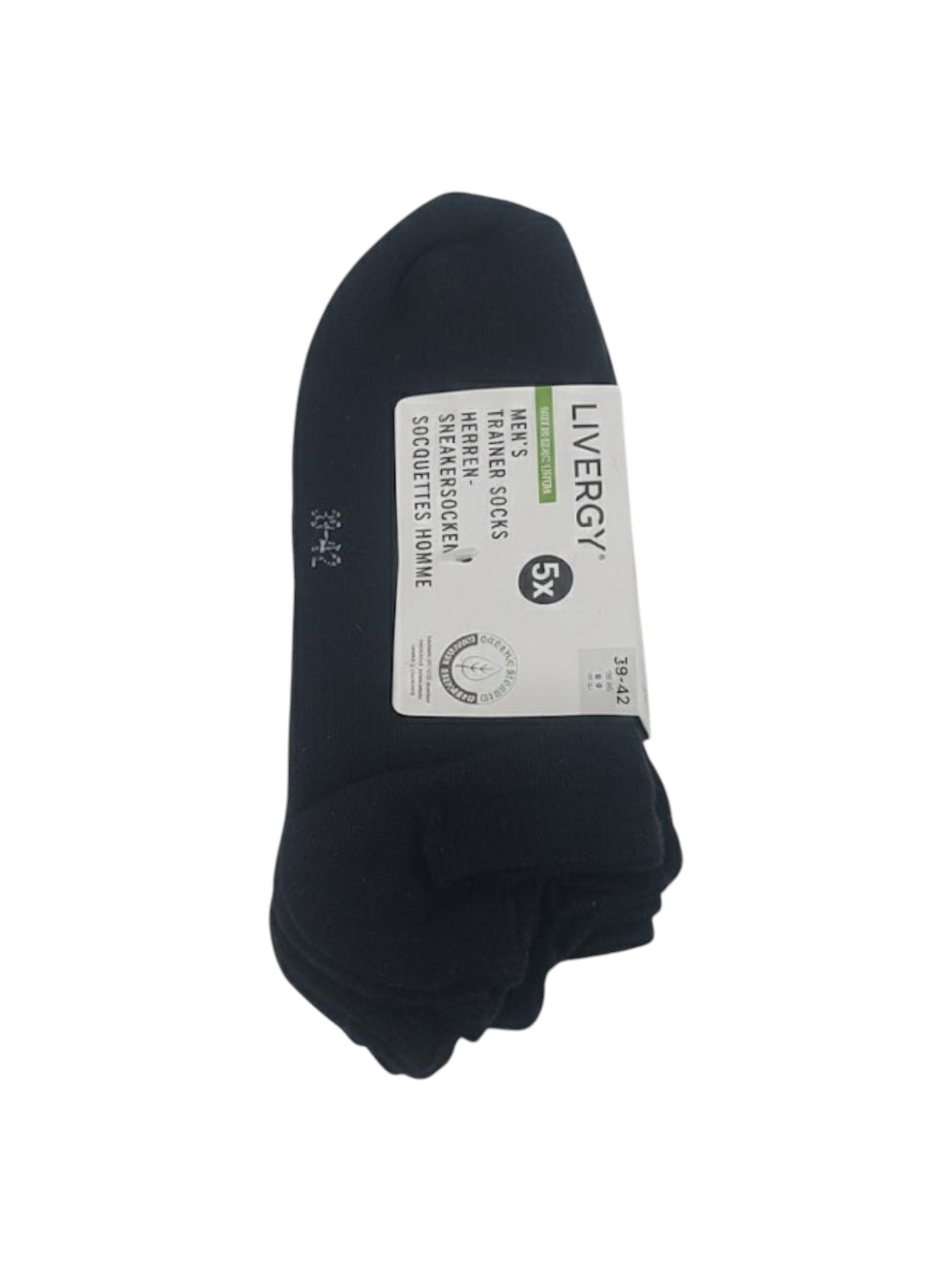 Men's Knitted Socks Set 5Pieces,Black
