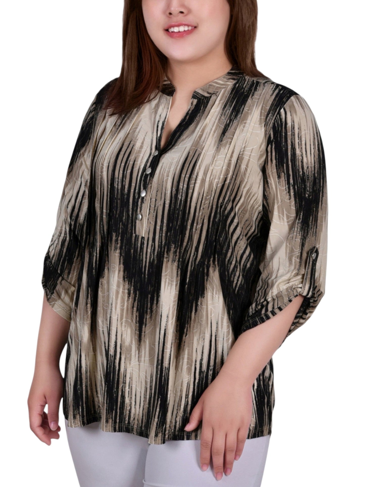 Women's Striped Top,Multi