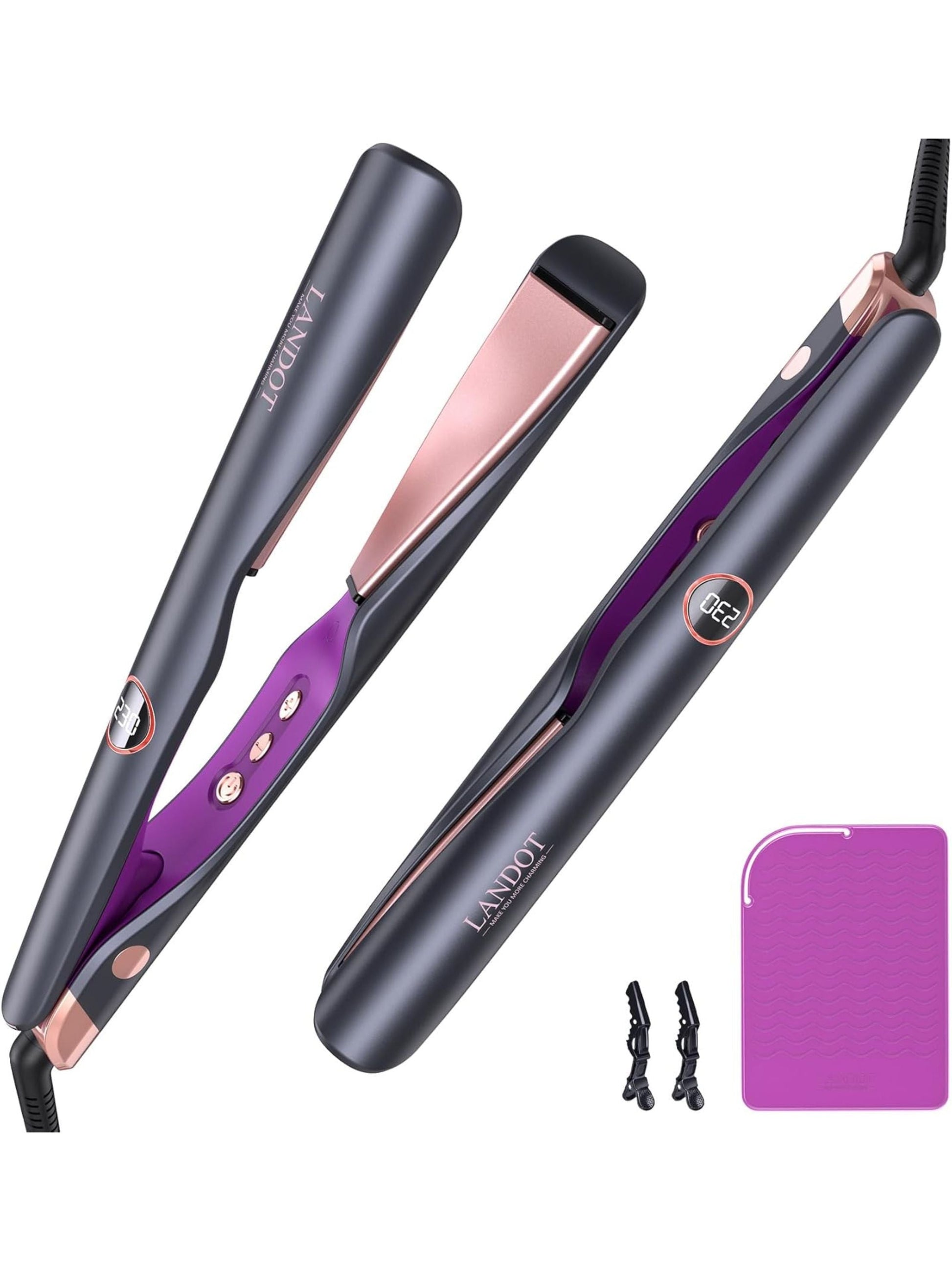 2-In-1 Hair Straightener And Curling Iron