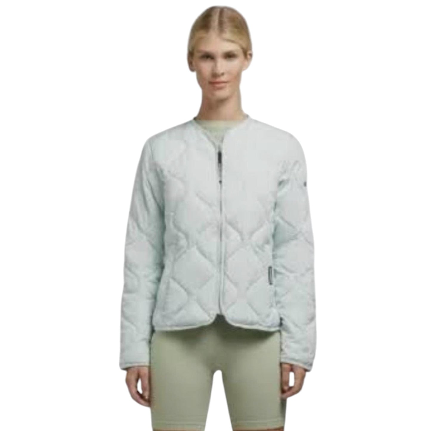 Women's Quilted Jacket,Light Aqua