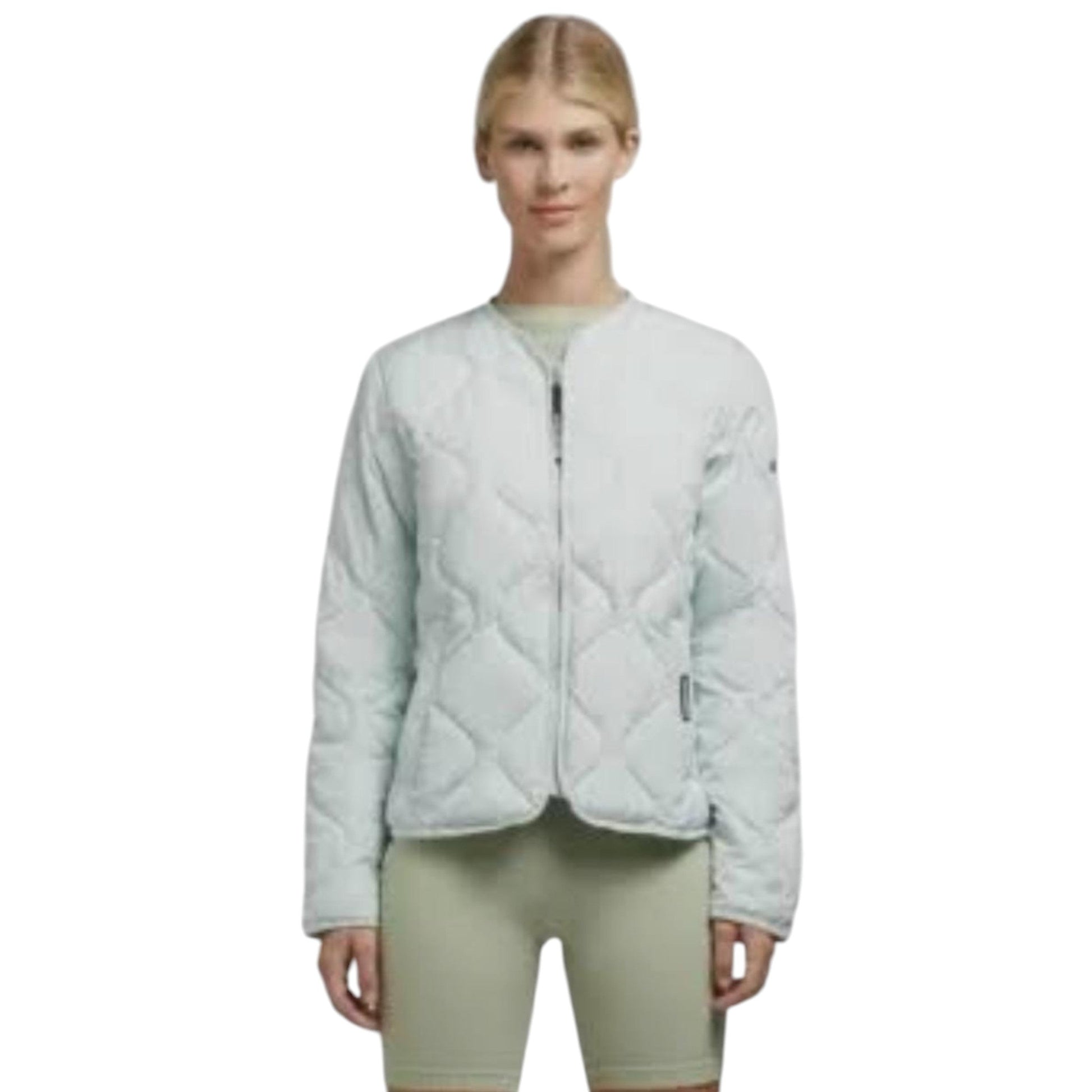 Women's Quilted Jacket,Light Aqua