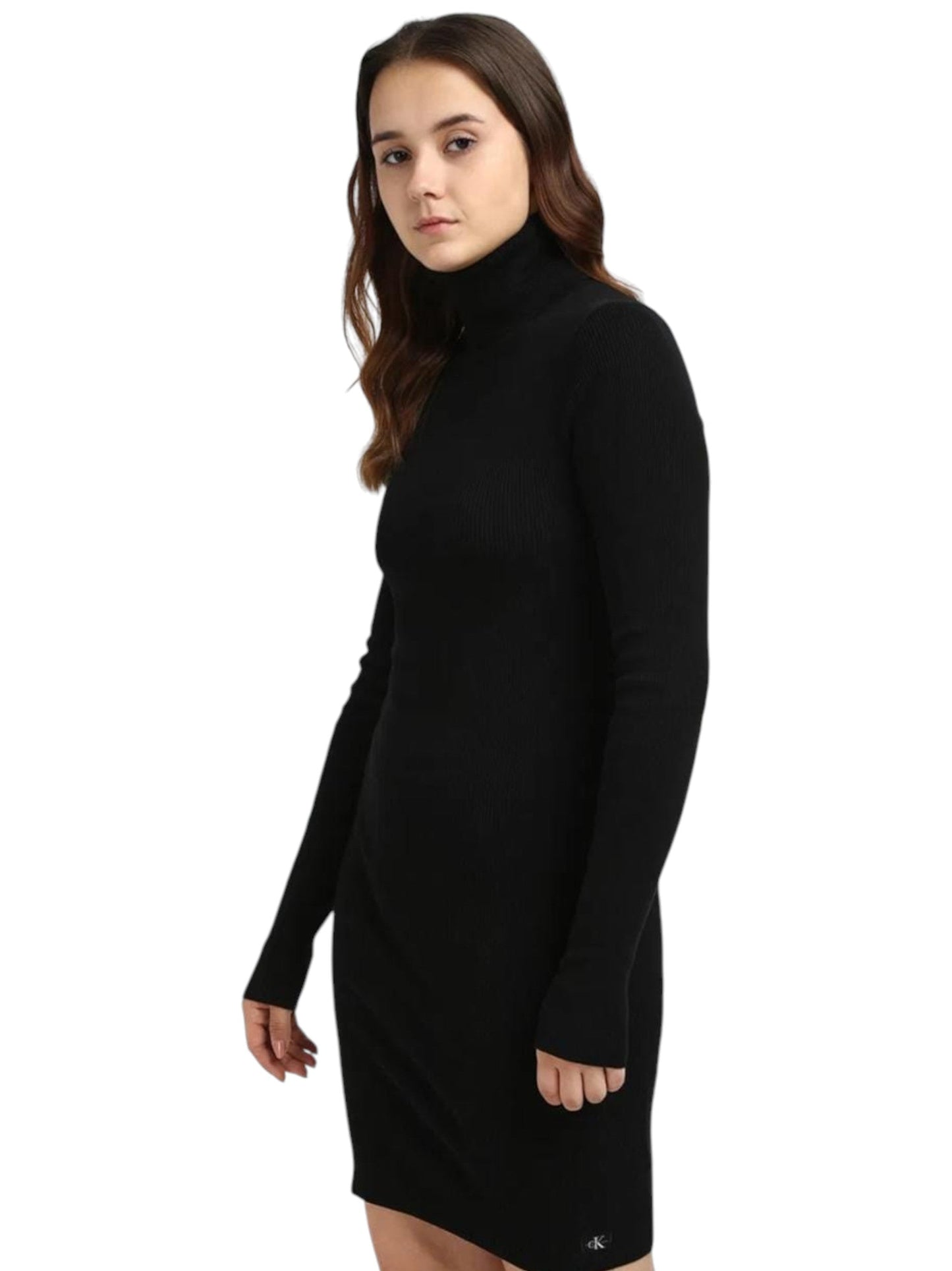 Women's Knitted Dress,Black