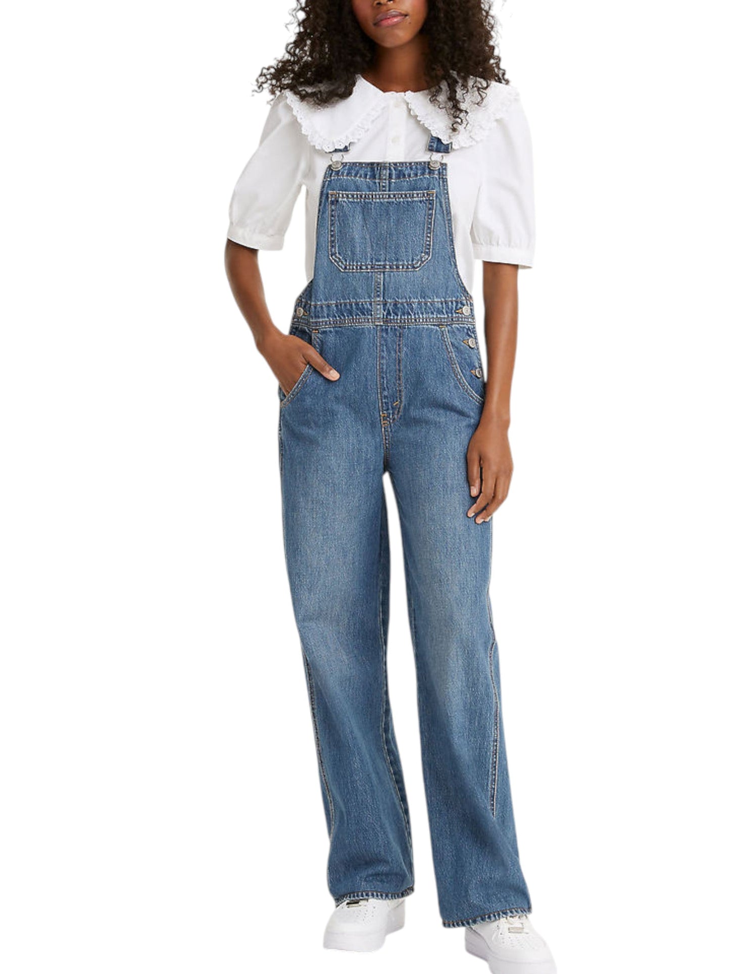Women's Plain Jumpsuit,Blue