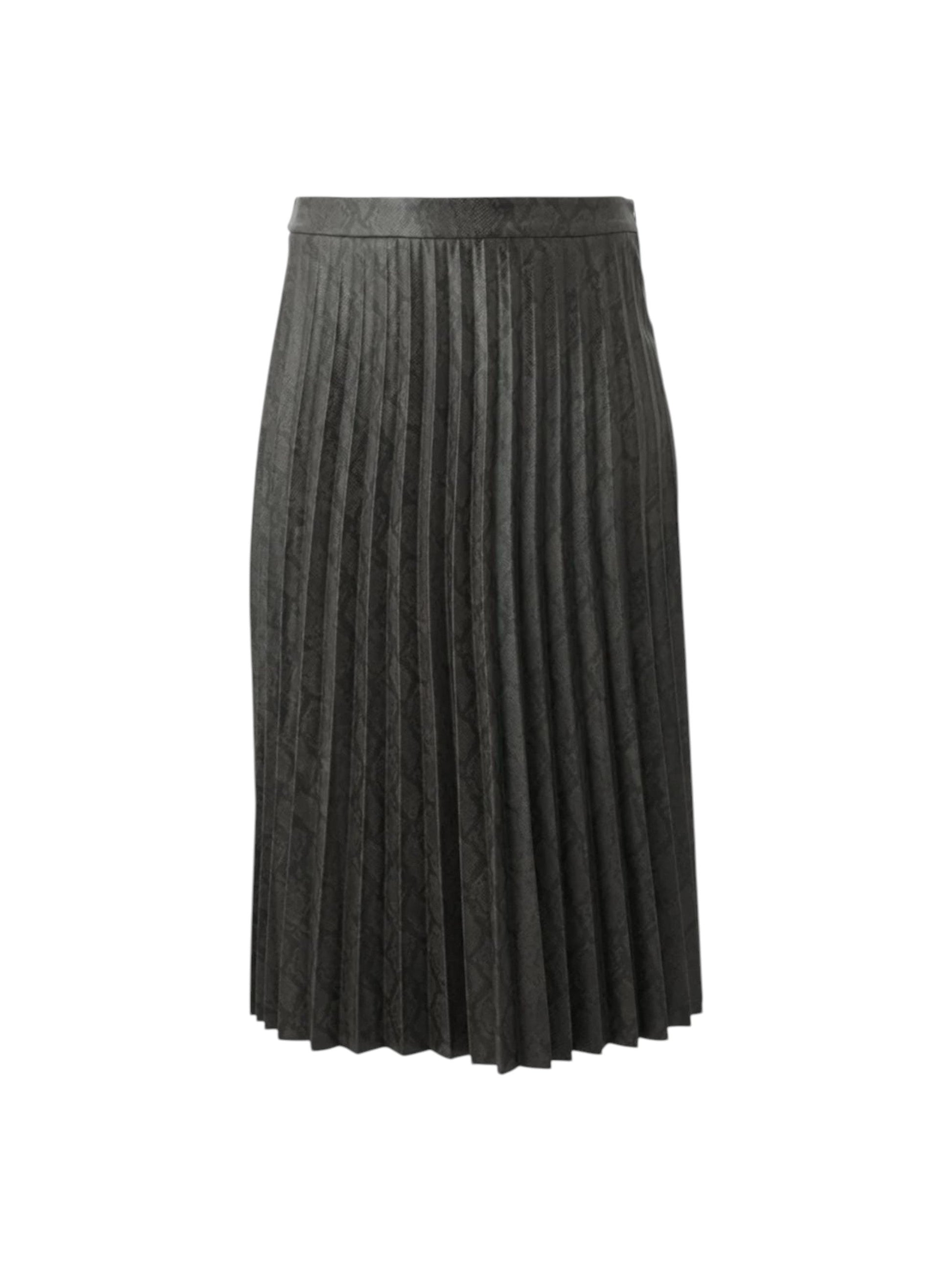 Women's Snake Skine Skirt,Brown