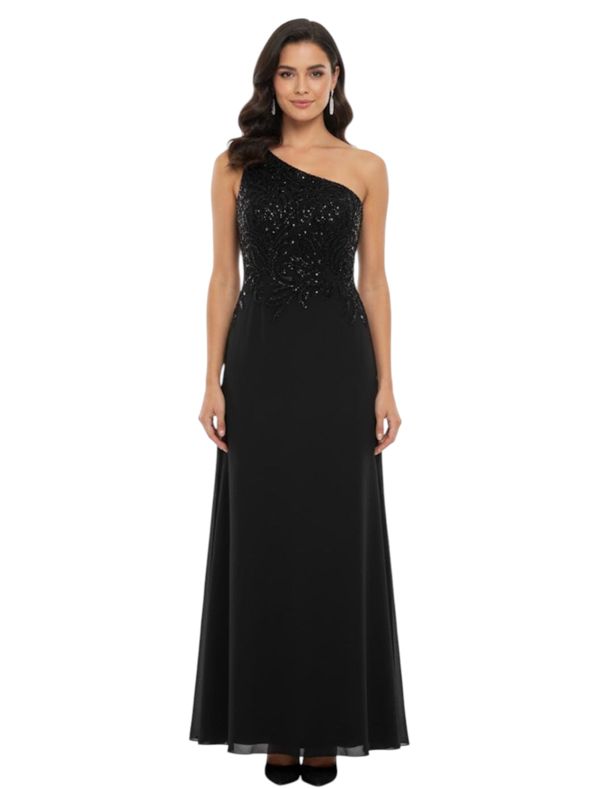 Women's Sequined Dress,Black