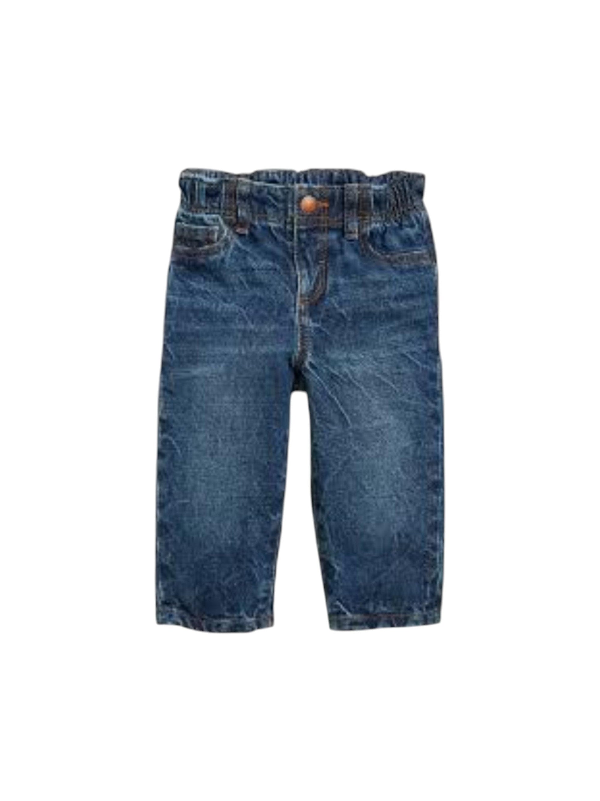 Kids Boy's Plain Jeans,Navy