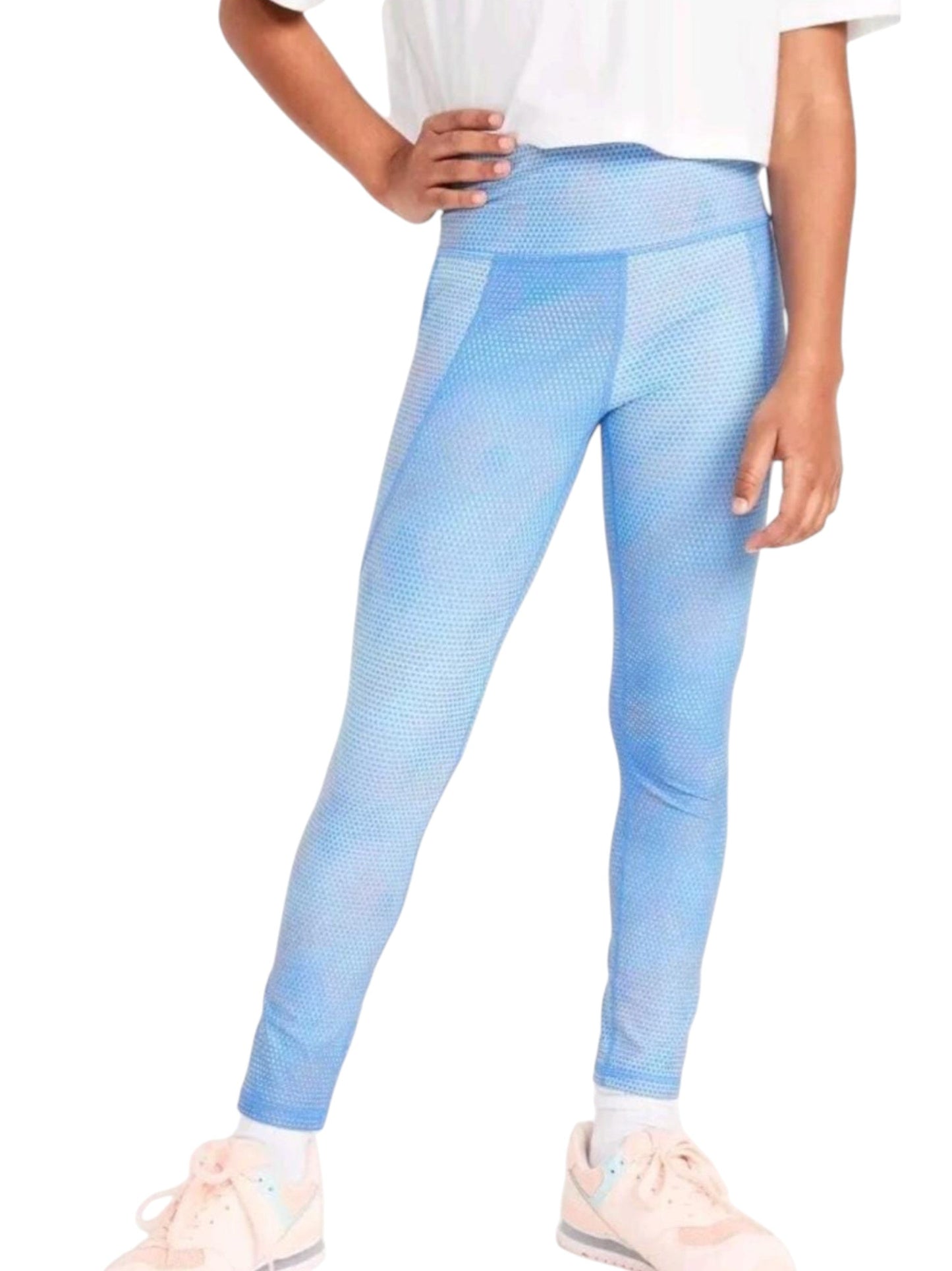 Kids Girl's Dotts Legging,Blue