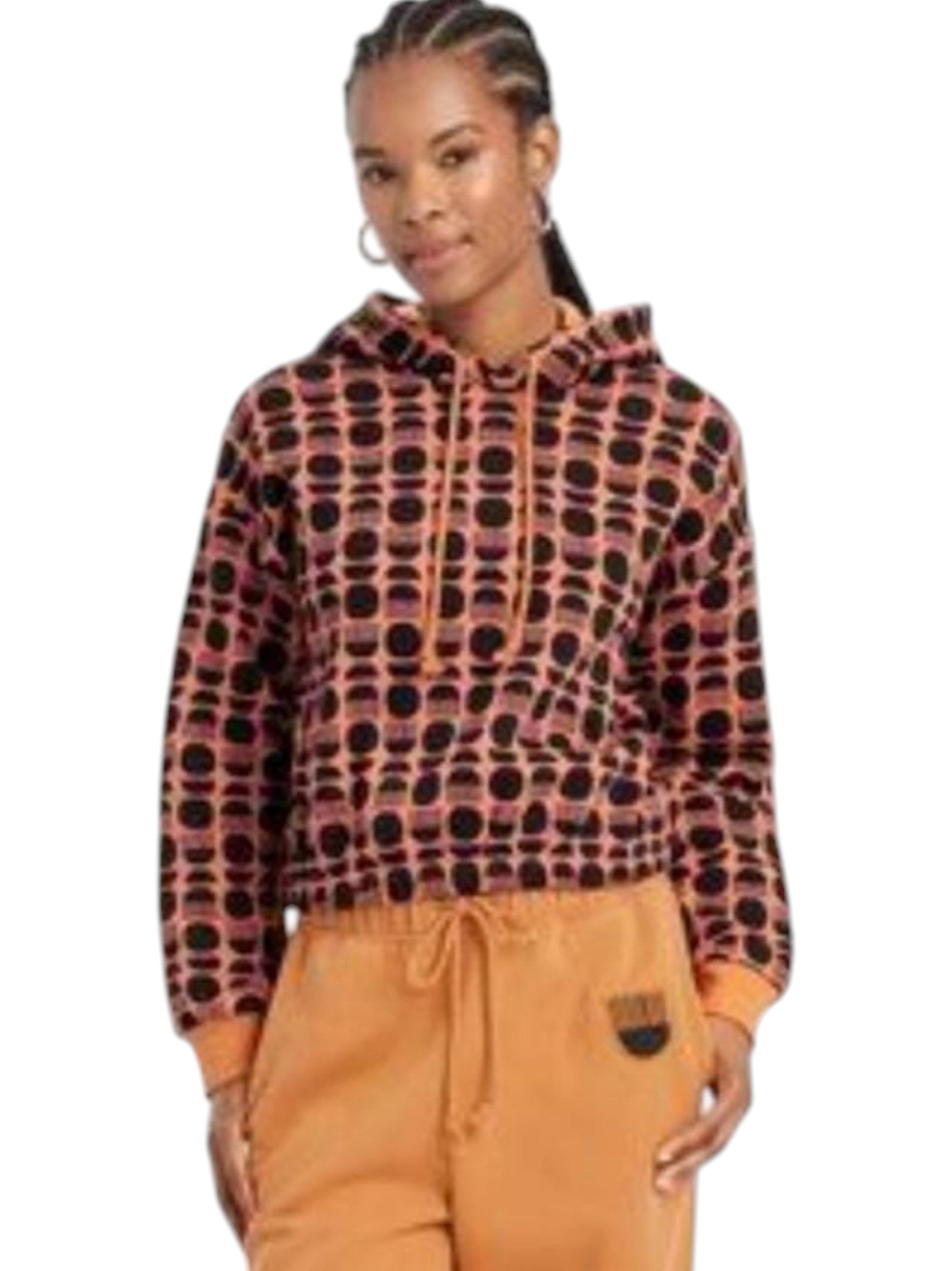 Women's Printed Hoodie,Multi