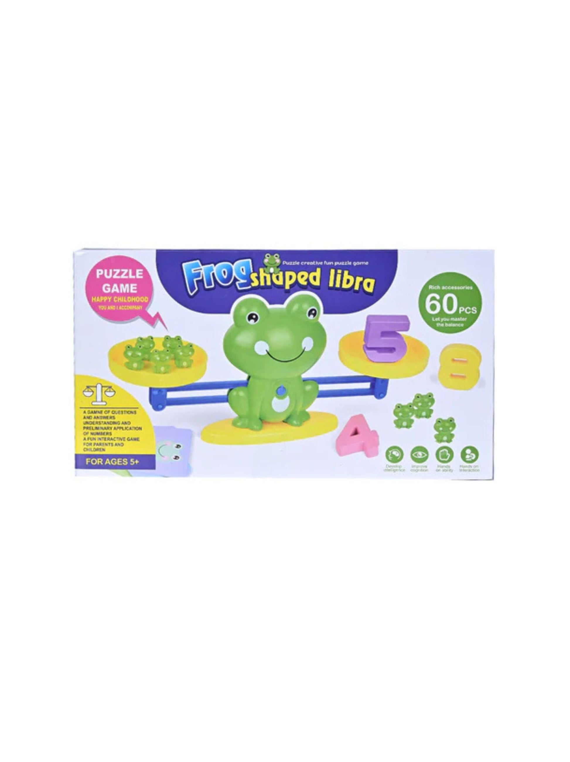 Frog Shaped Libra Puzzle Game