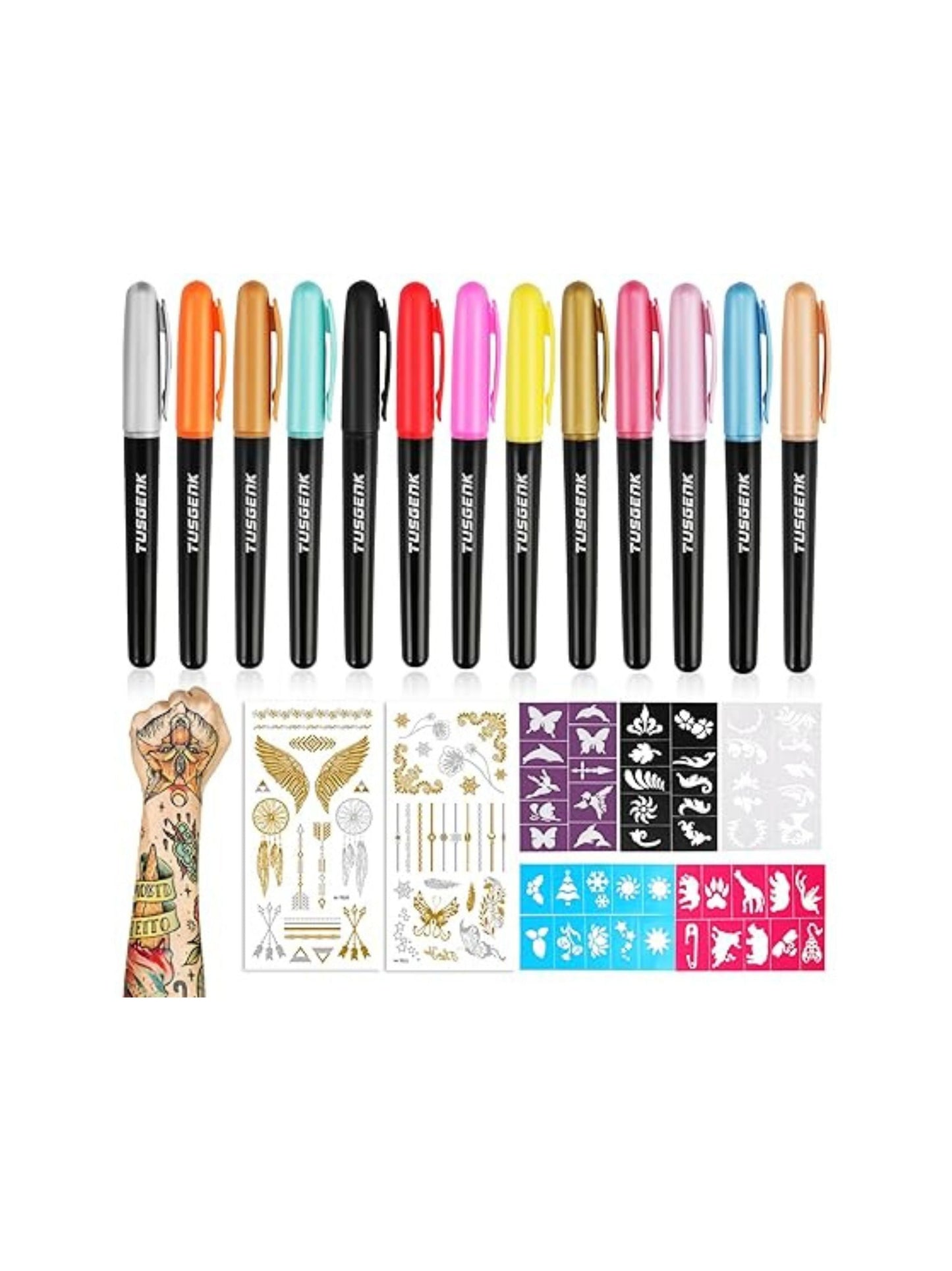Temporary Tattoo Color Children