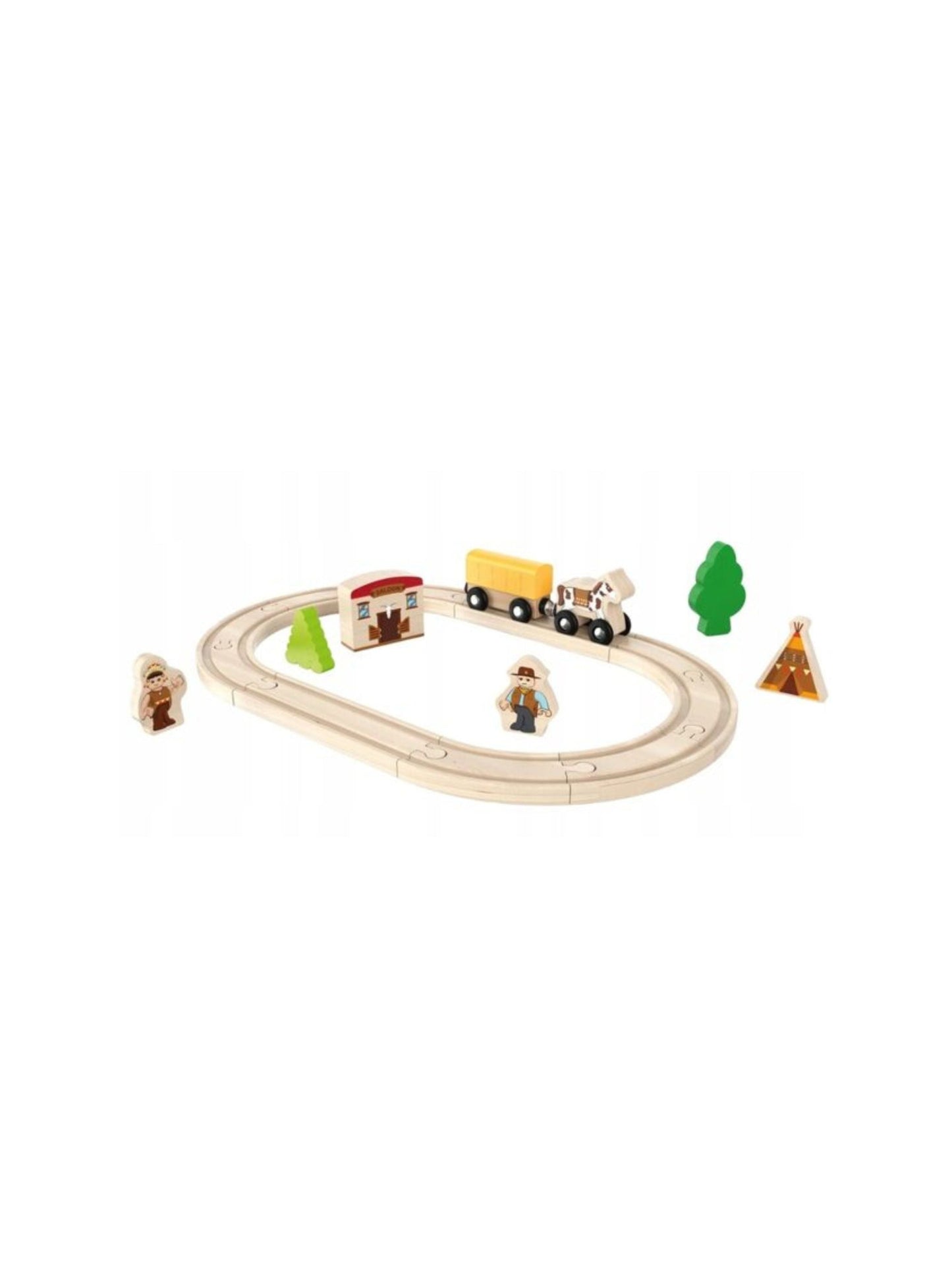 Wooden Railway Set