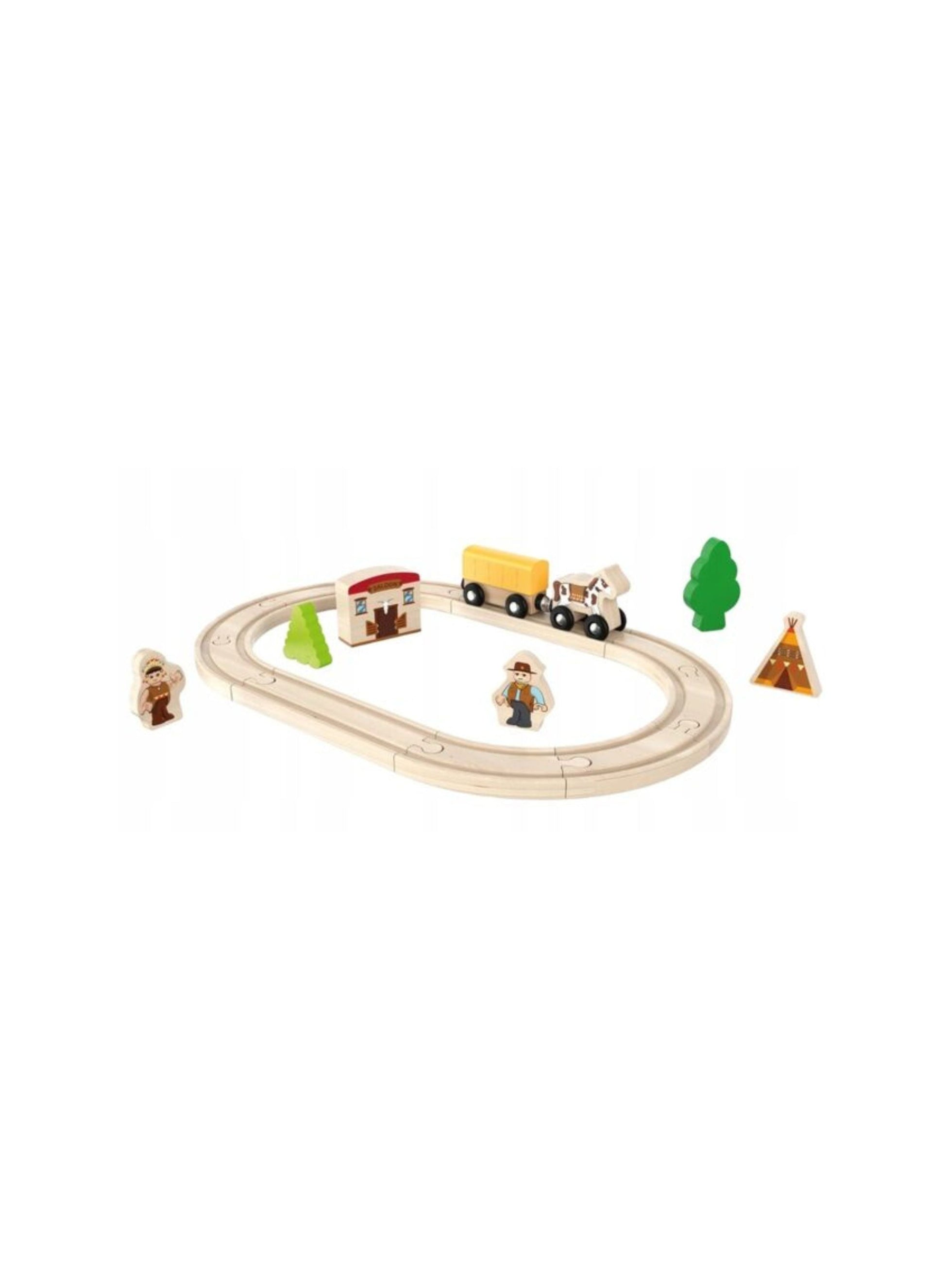 Wooden Railway Set