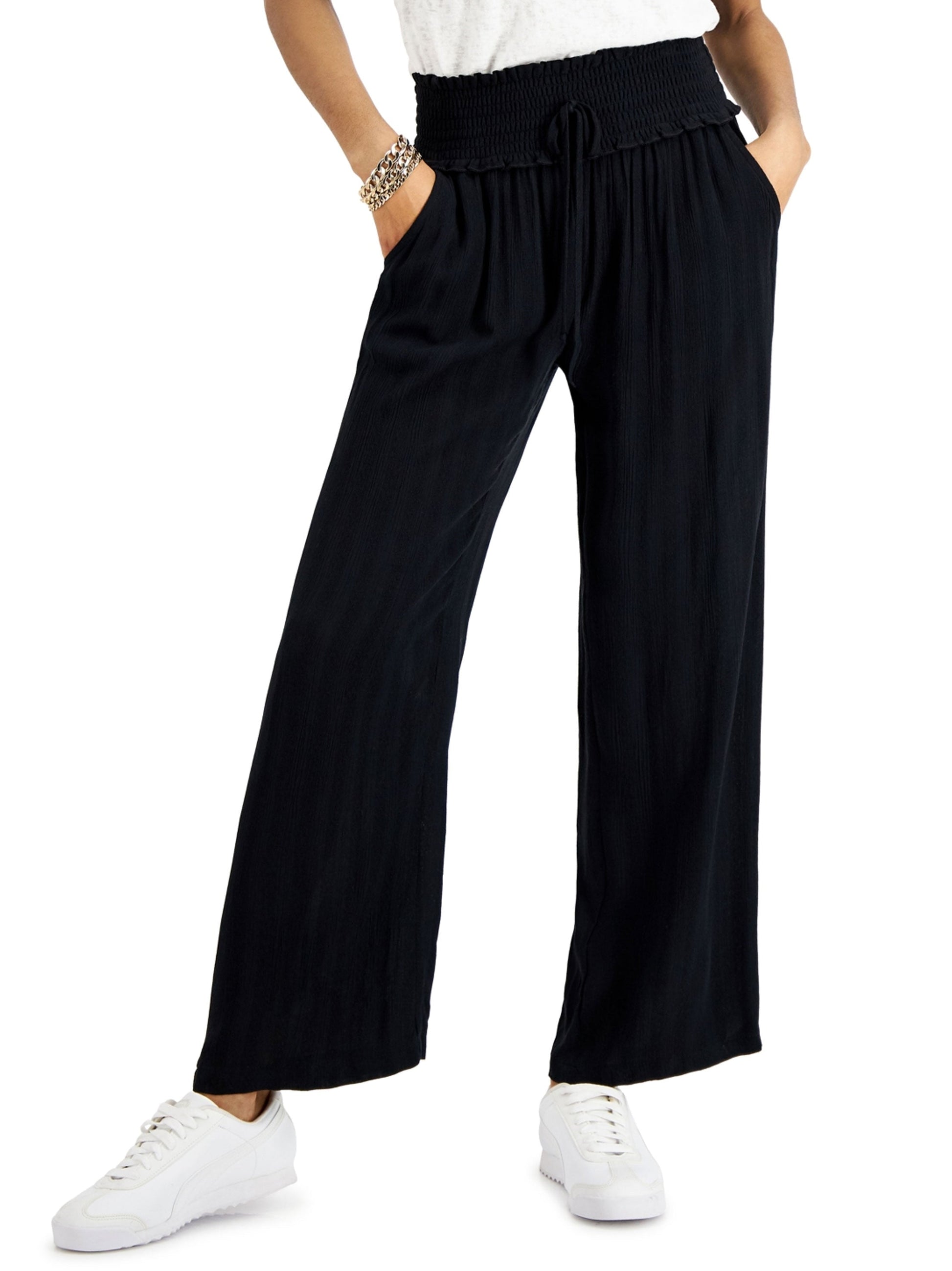 Women's Plain Pant,Black