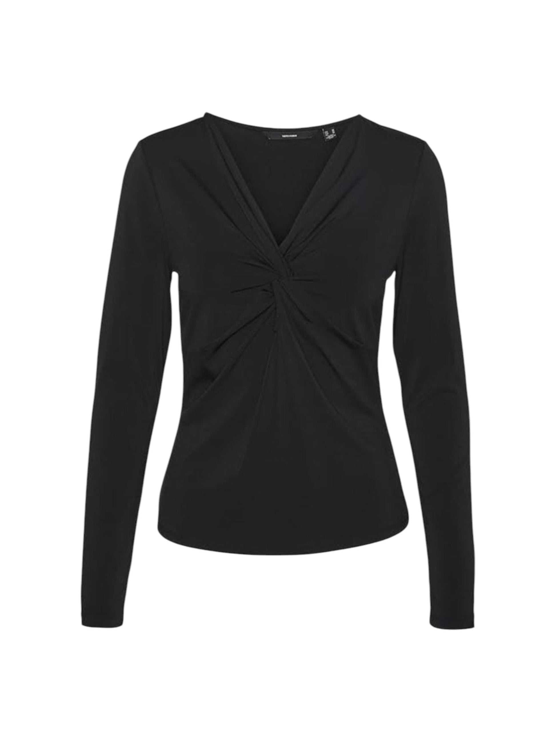 Women's Plain Solid Top,Black
