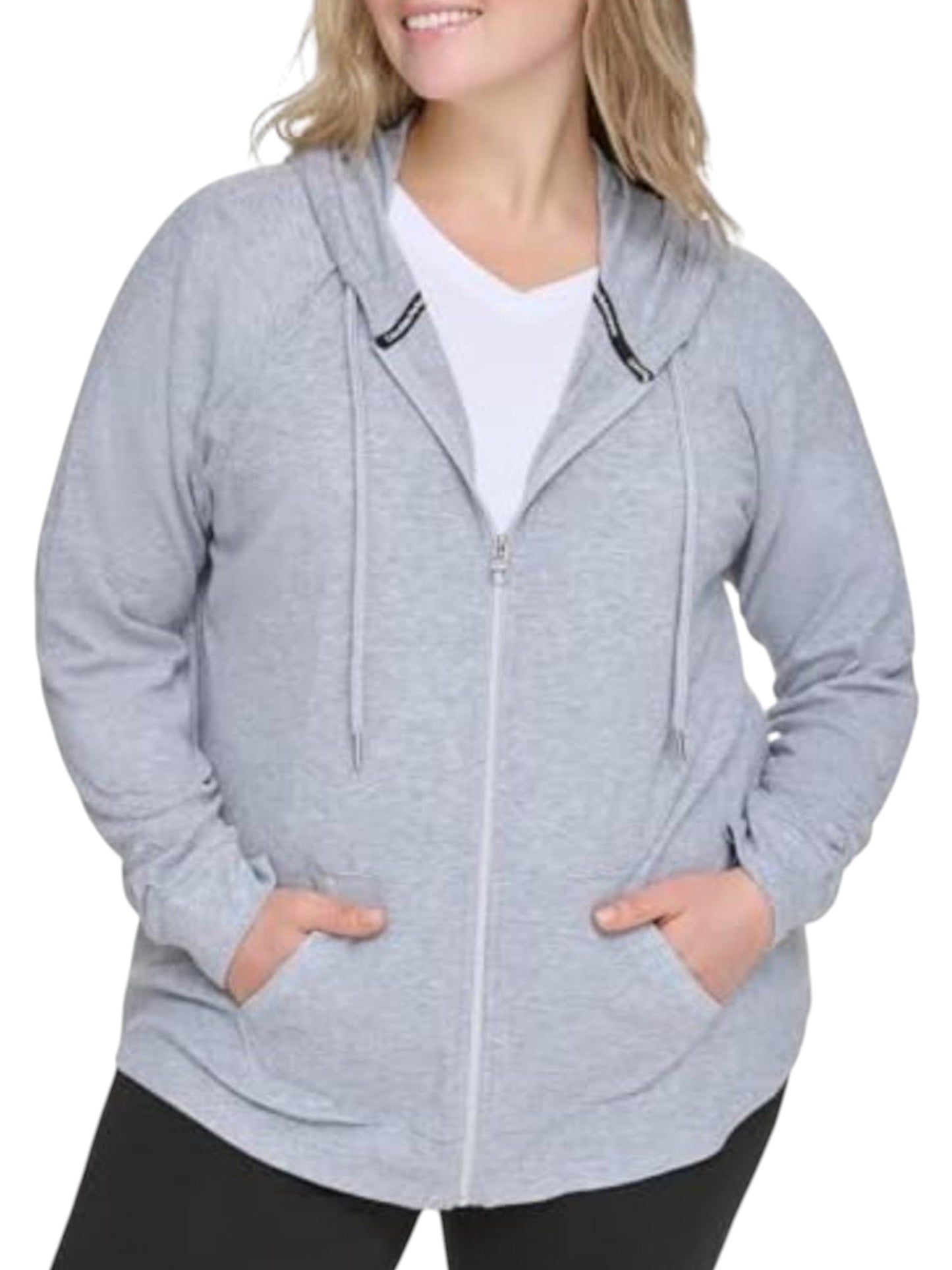 Women's Knitted Hoodie,Grey