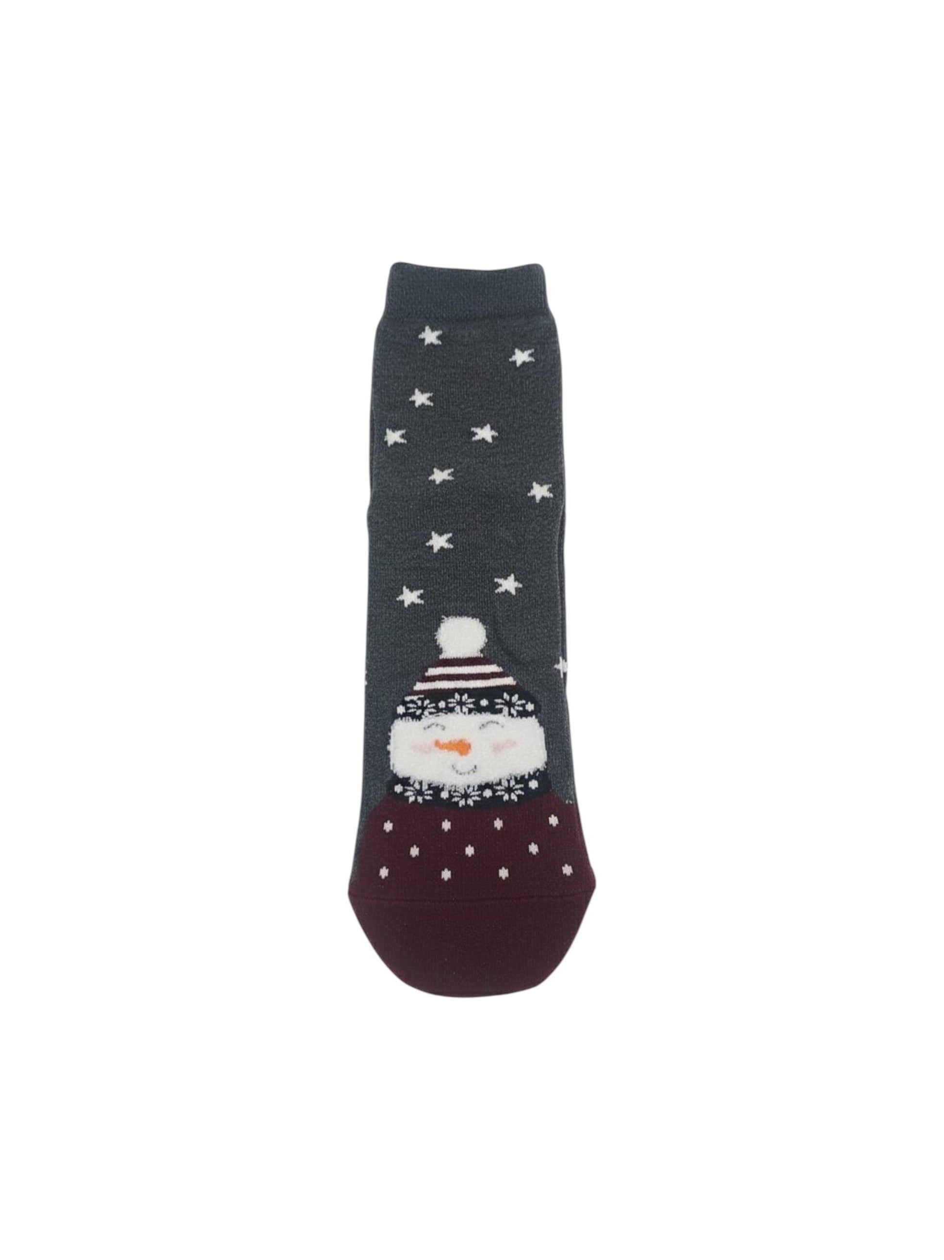 Women's Printed Knitted Socks,Grey