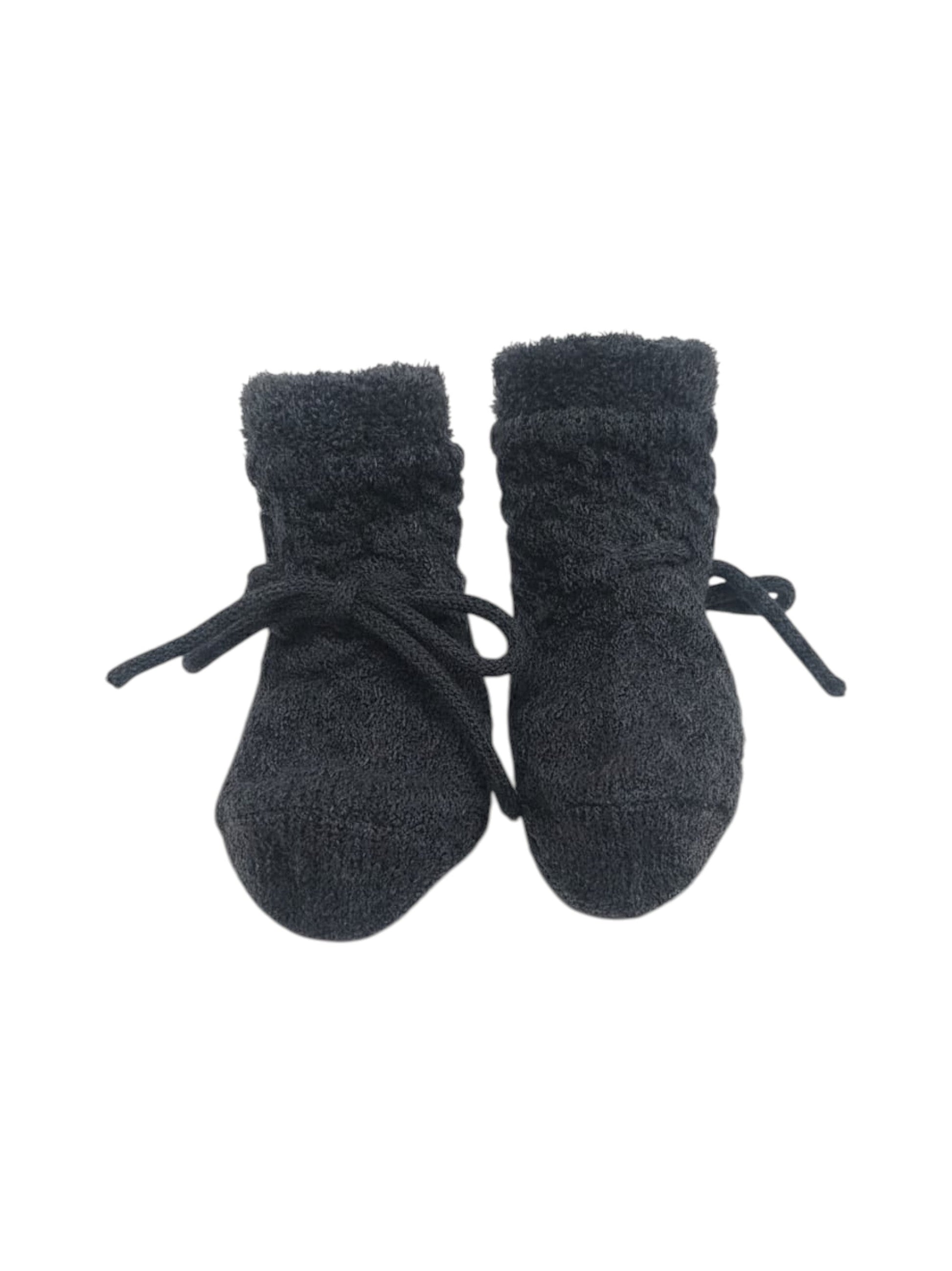 Kids Boy's Knitted Socks, Drak Grey