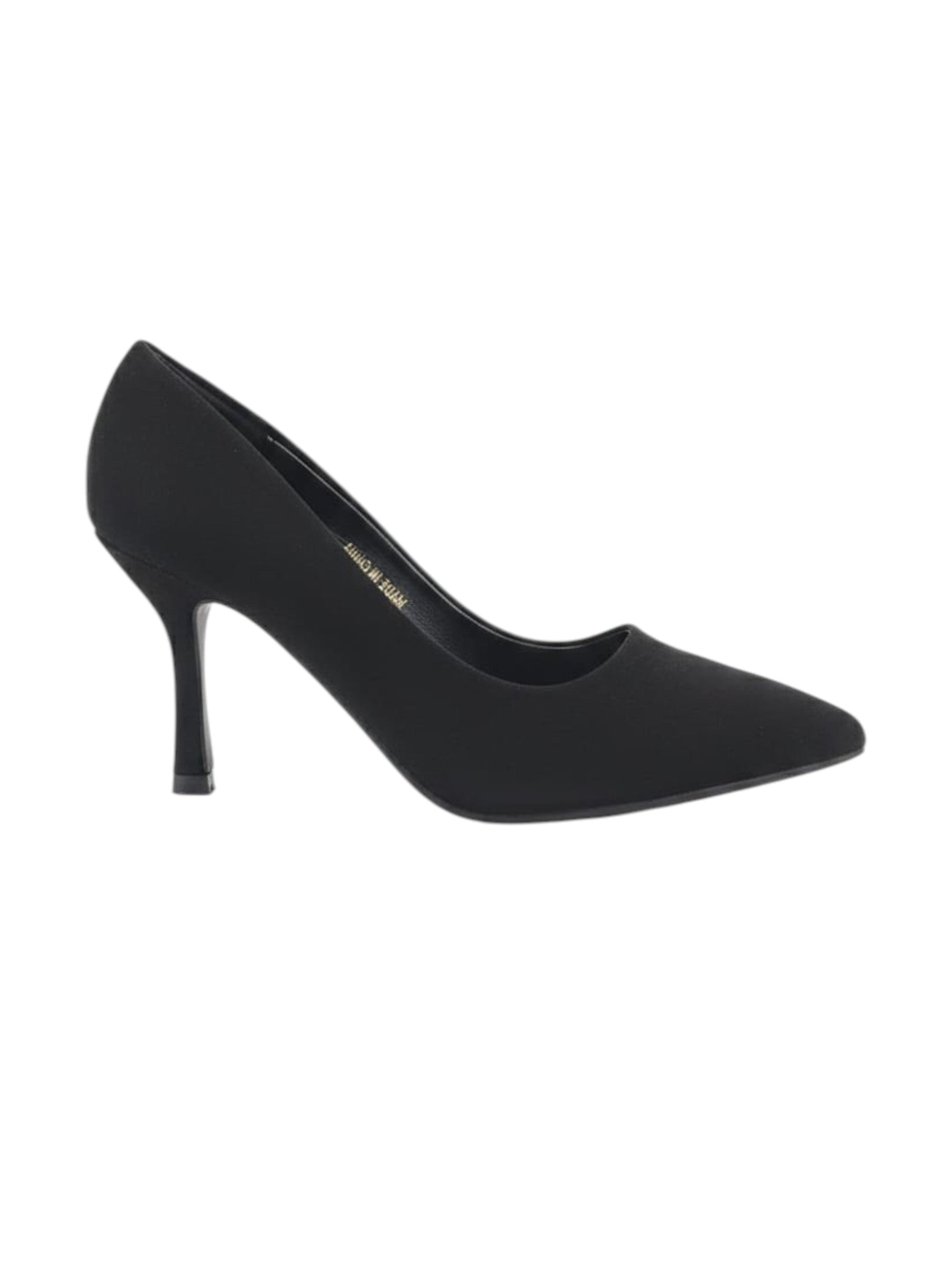 Women's Plain High Shoes,Black