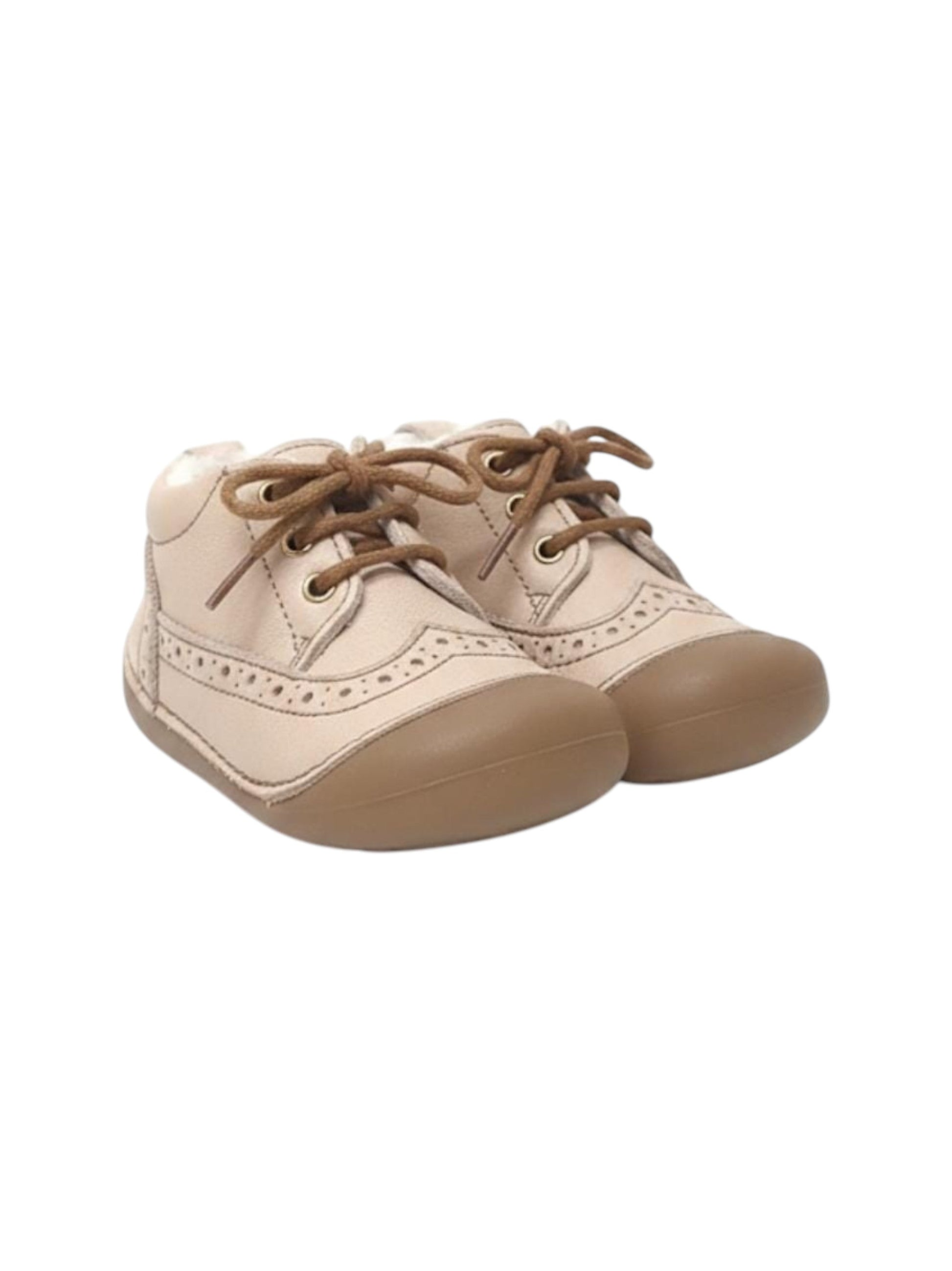 Kids Boy's Lined Shoes,Brown
