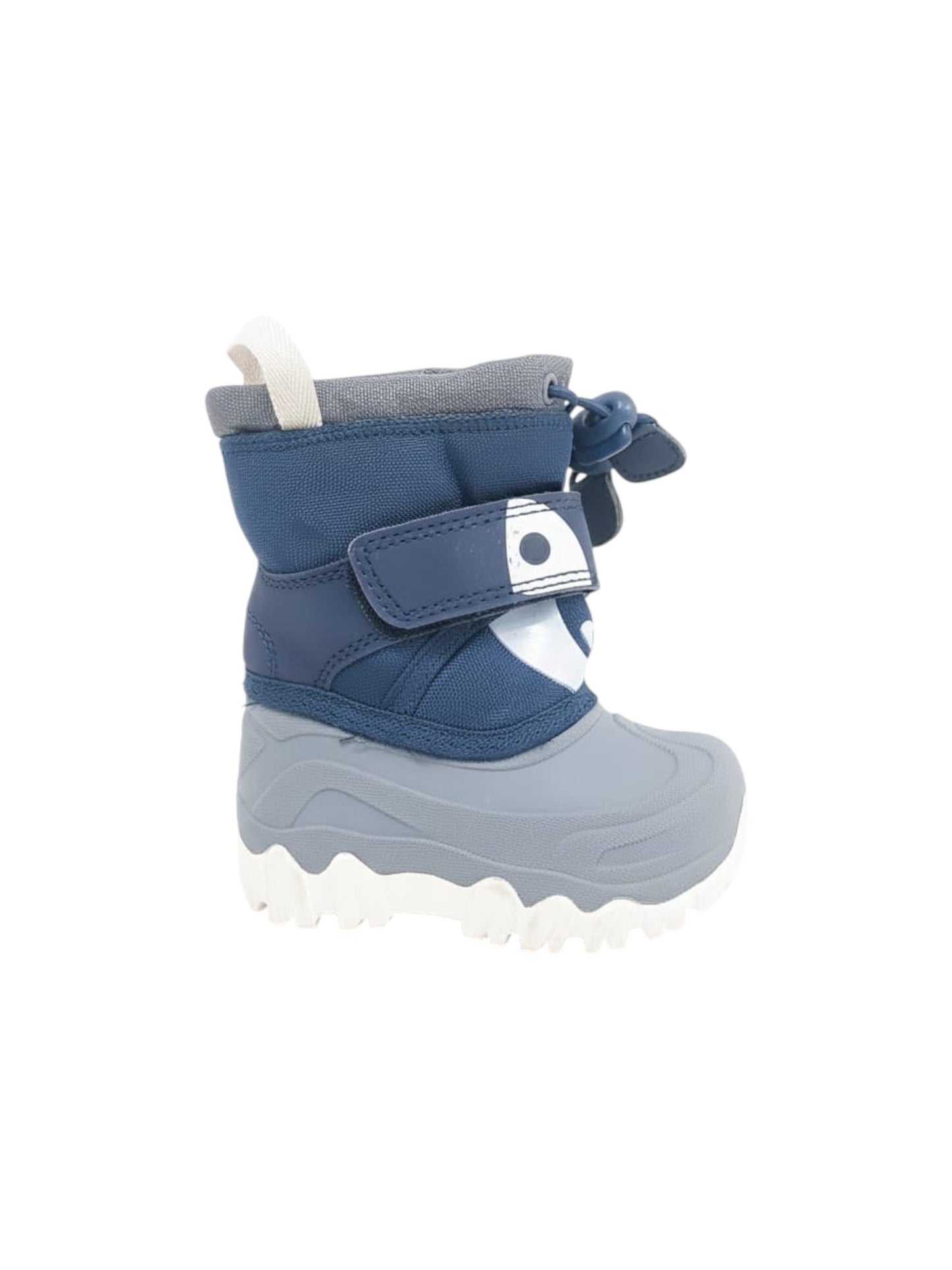 Kids Boy's Textured Ankle Boots,Navy