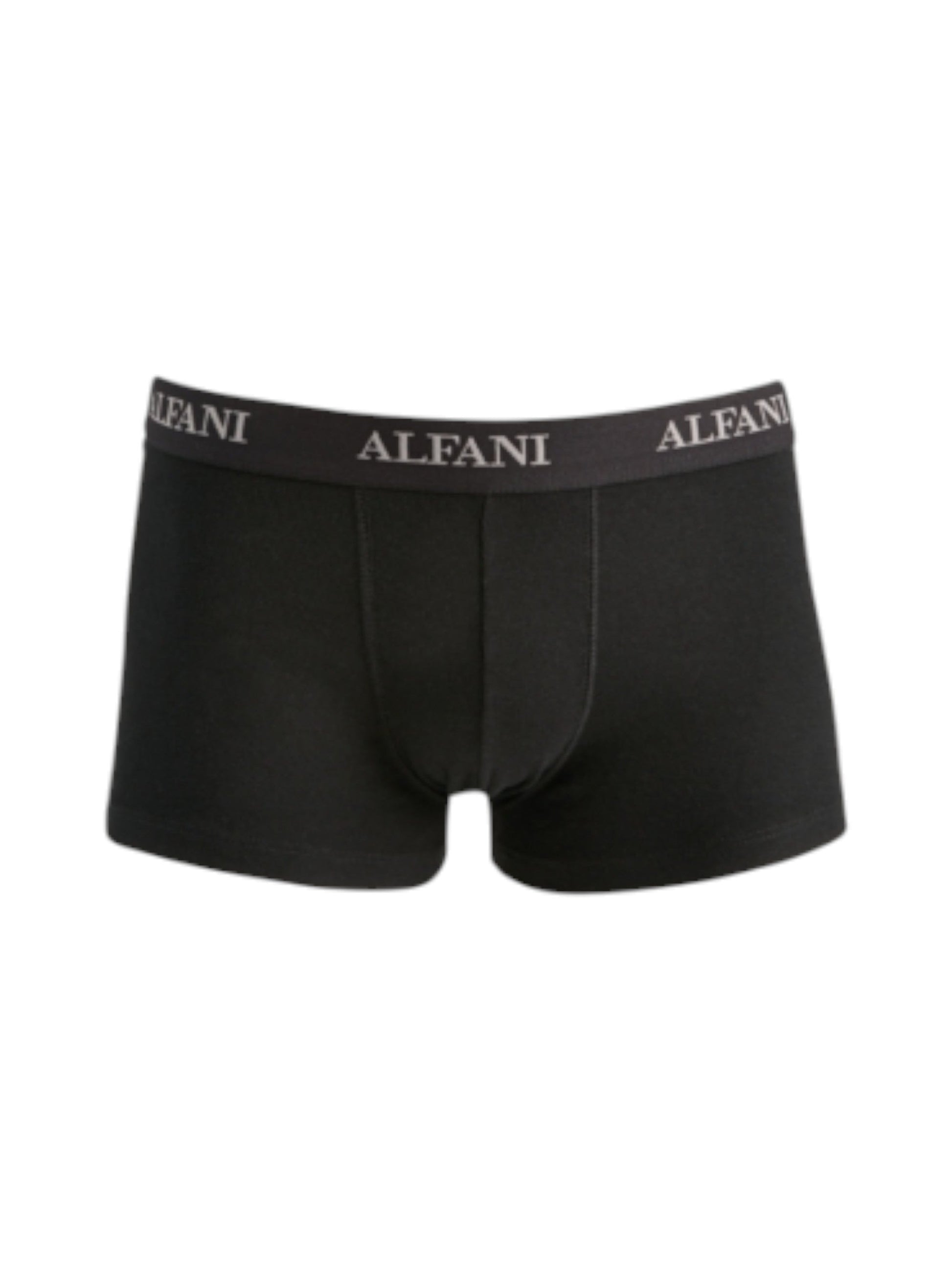 Men's Plain Trunks Set 5Pieces,Black