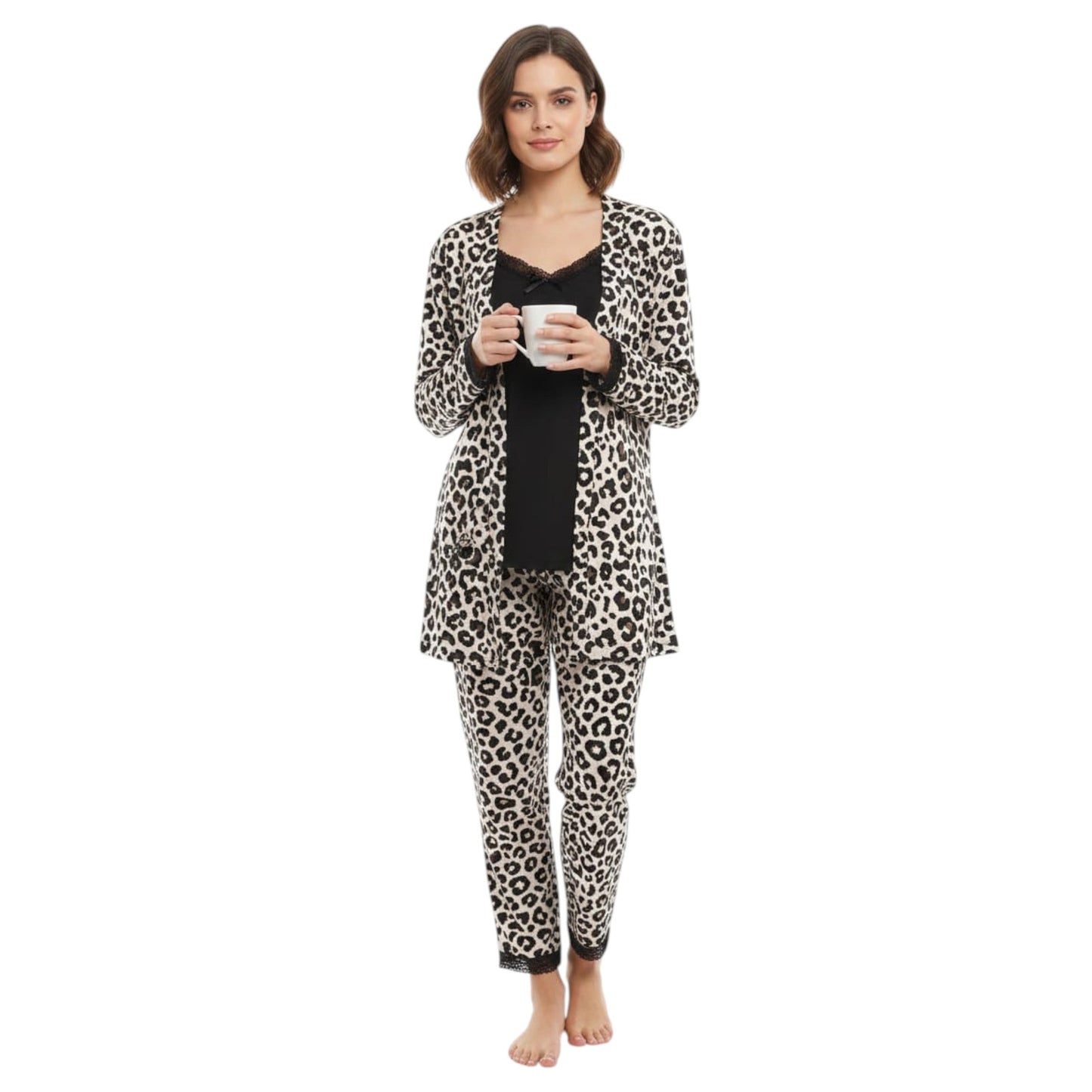 Women's Printed Sleepwear Set,Tiger