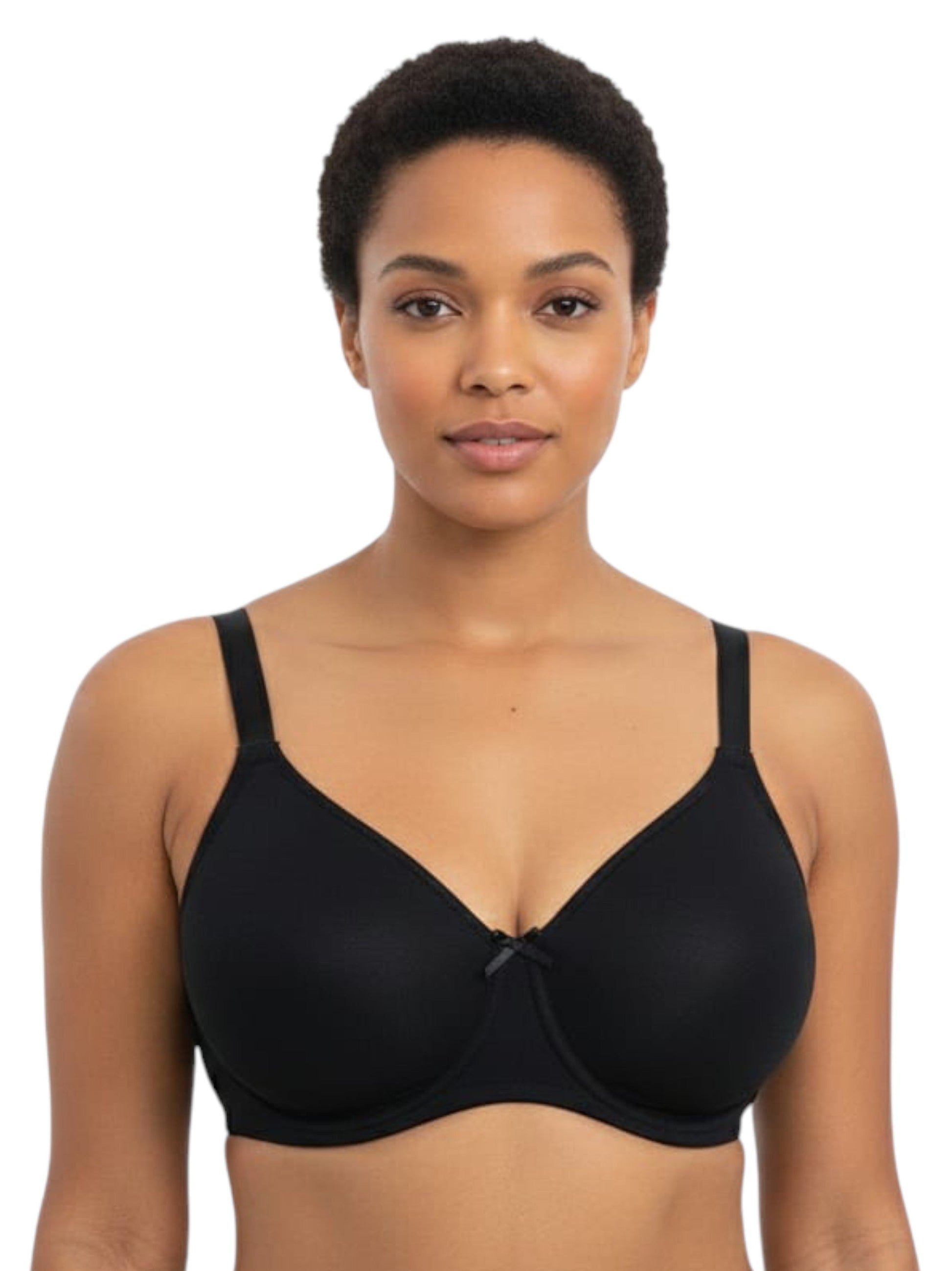 Women's Plain Bra,Black