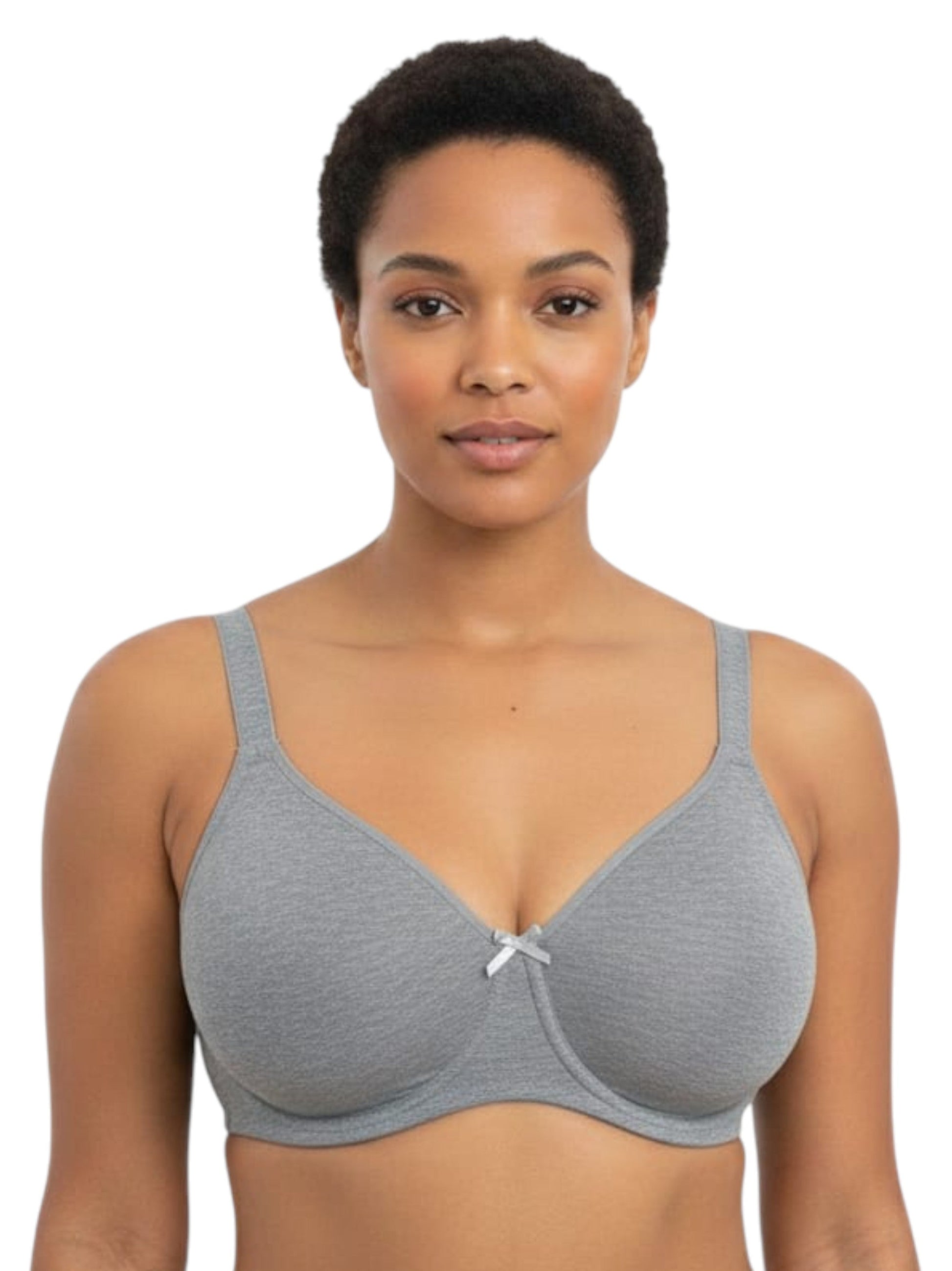 Women's Plain Bra,Grey