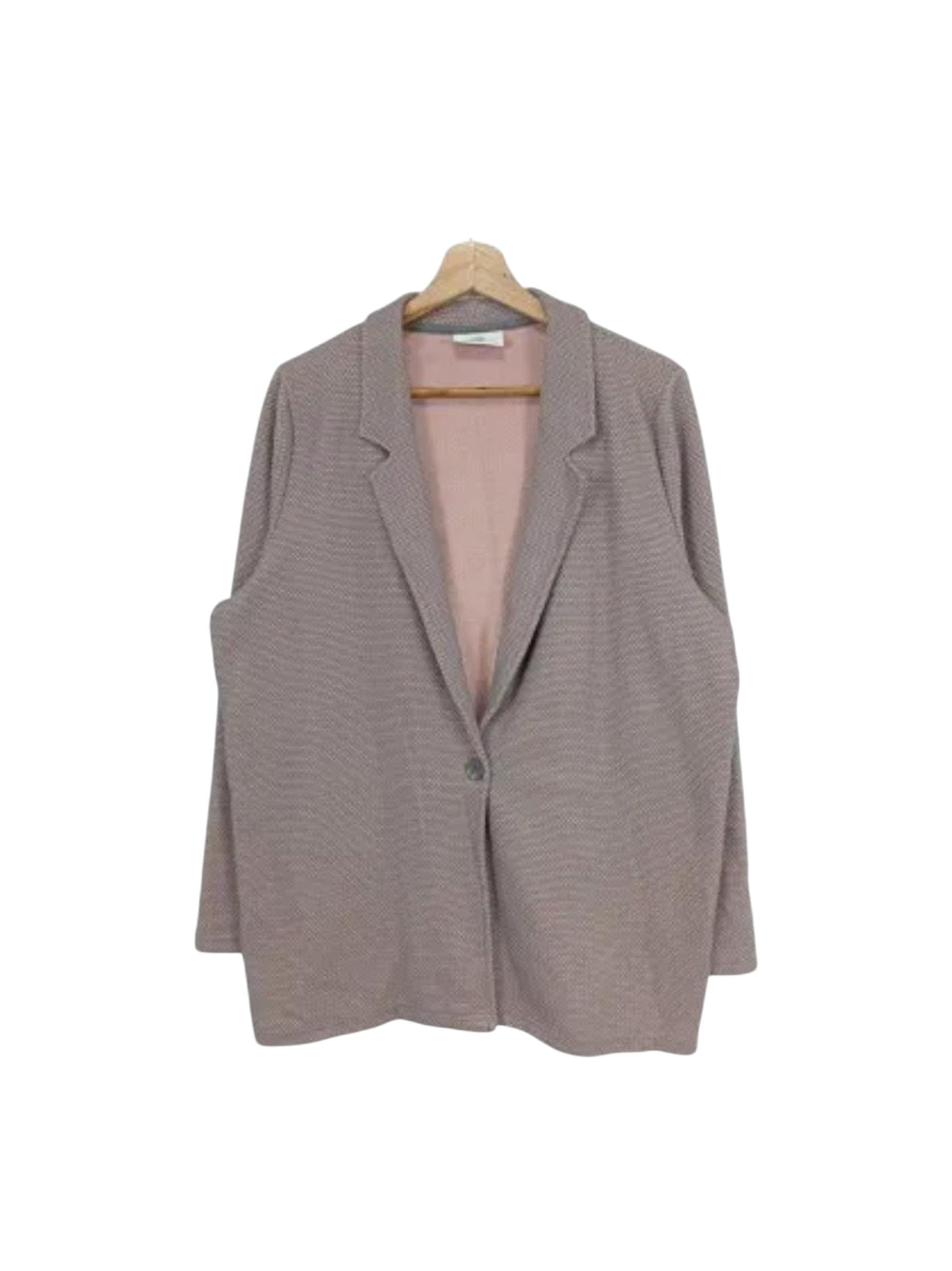Women's Textured Blazer,Grey