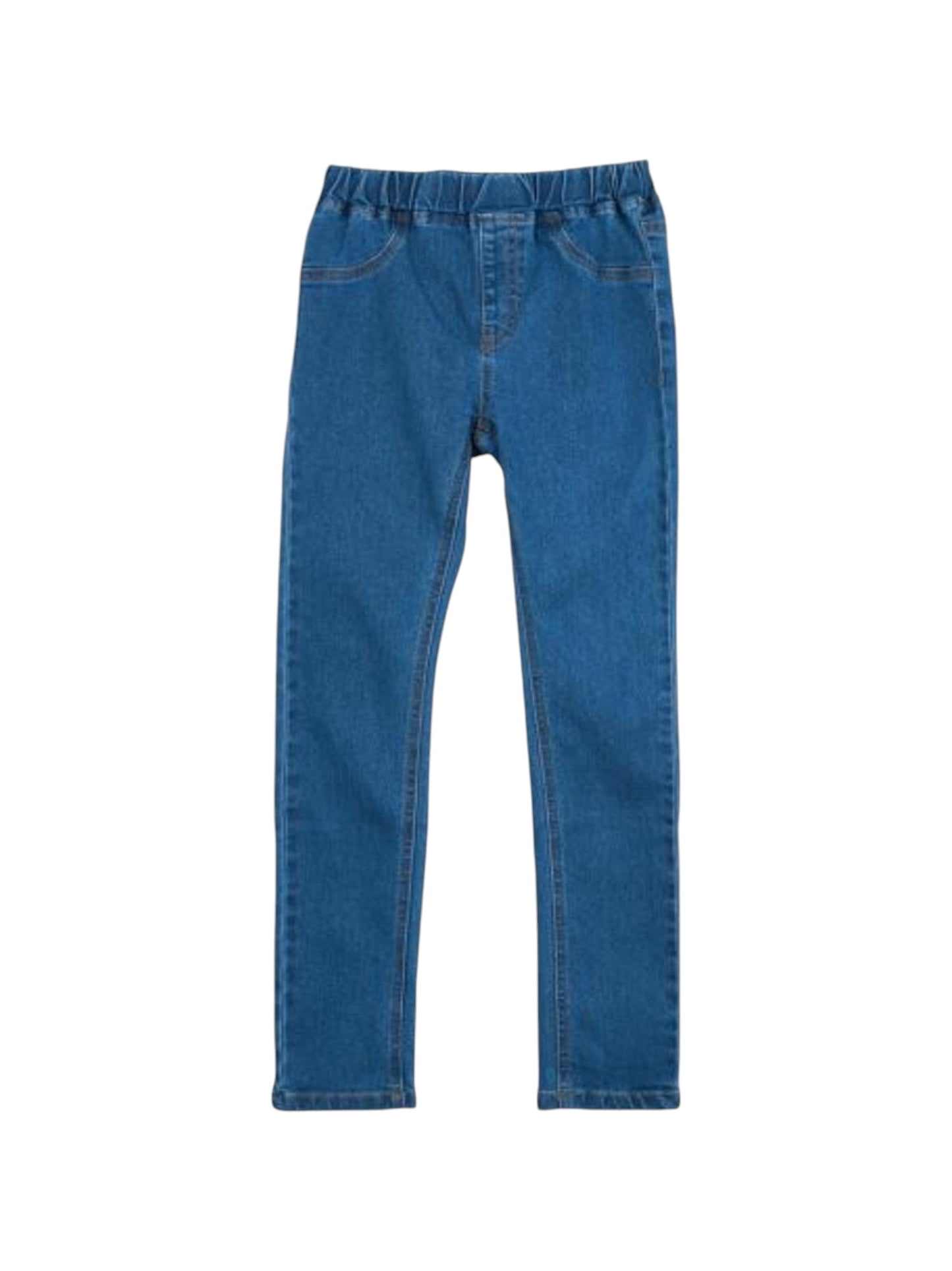 Kids Girl's Plain Jeans,Blue