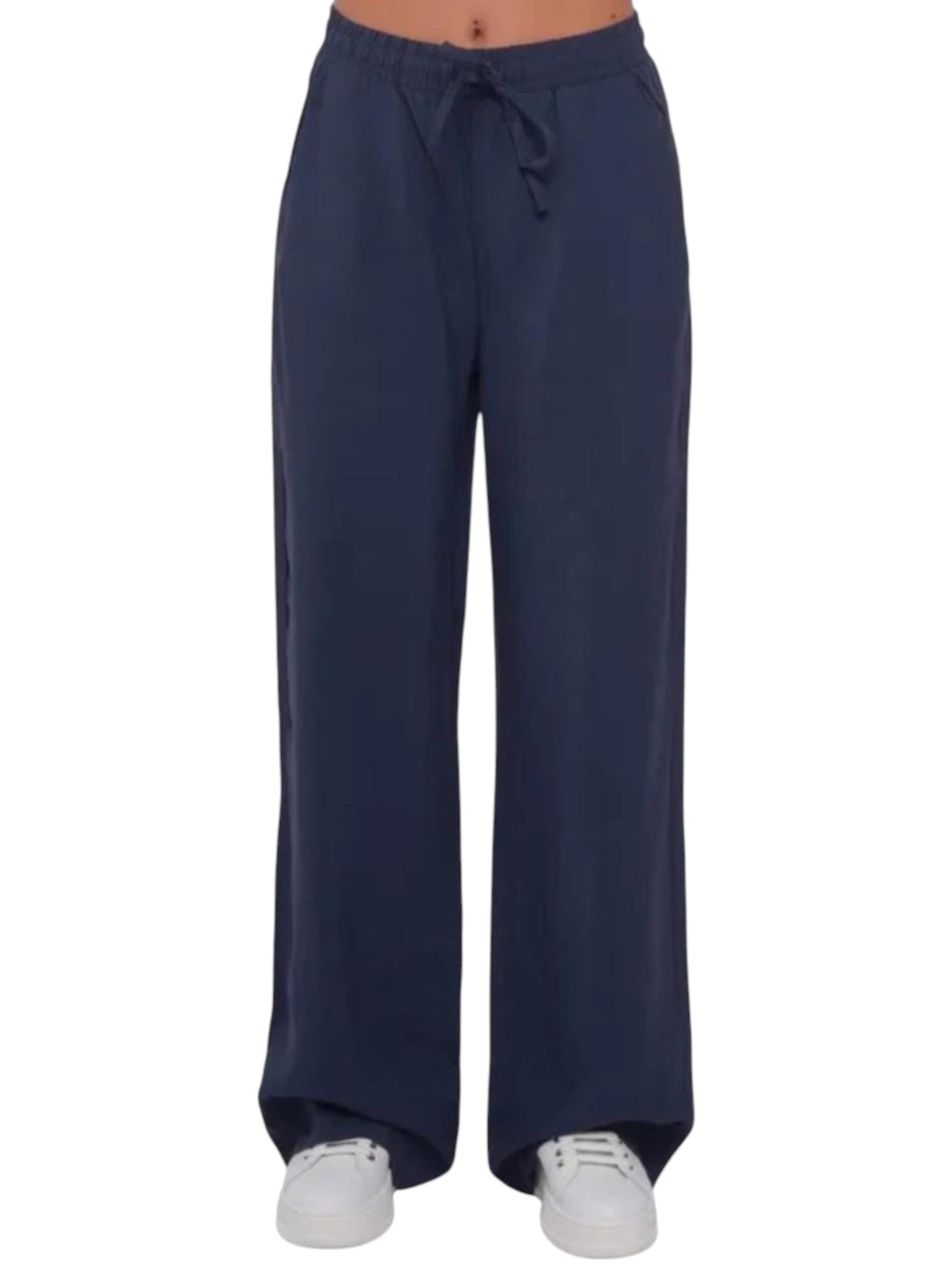 Women's Plain Pant,Navy