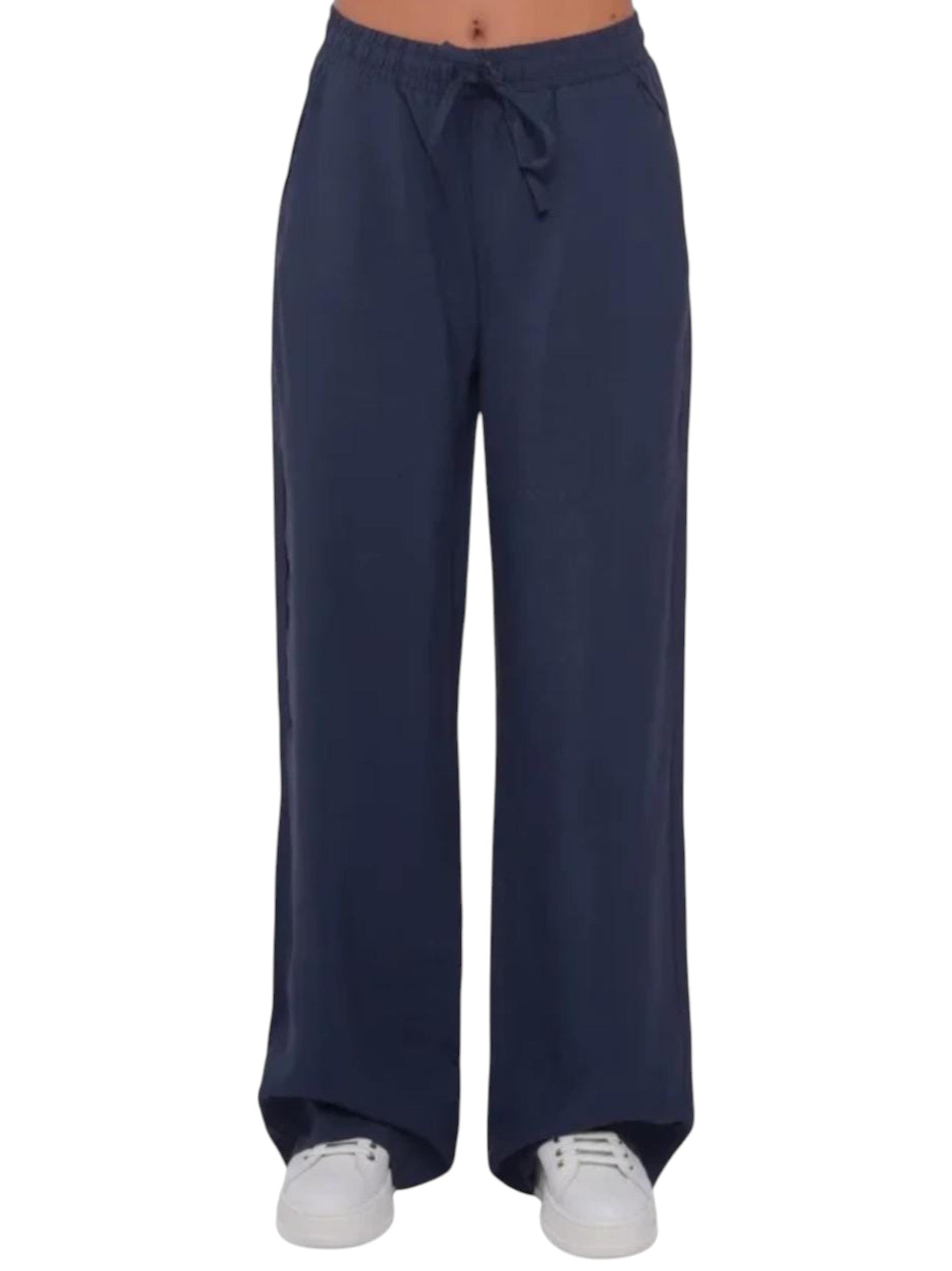 Women's Plain Pant,Navy
