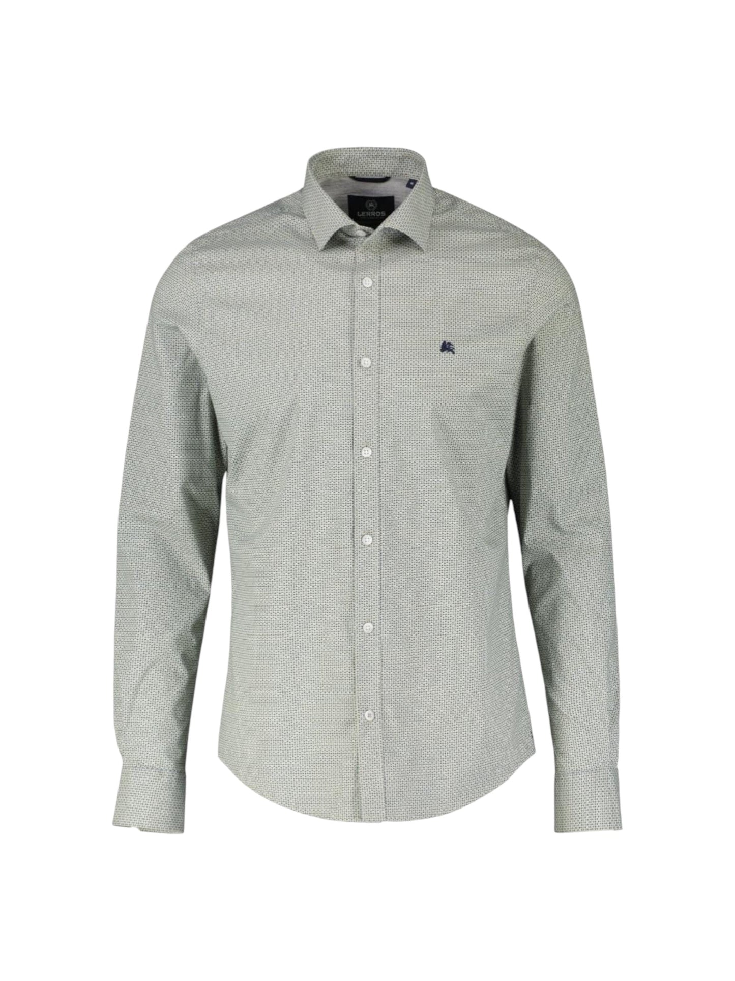 Men's Dotted Dress Shirt,Light Green